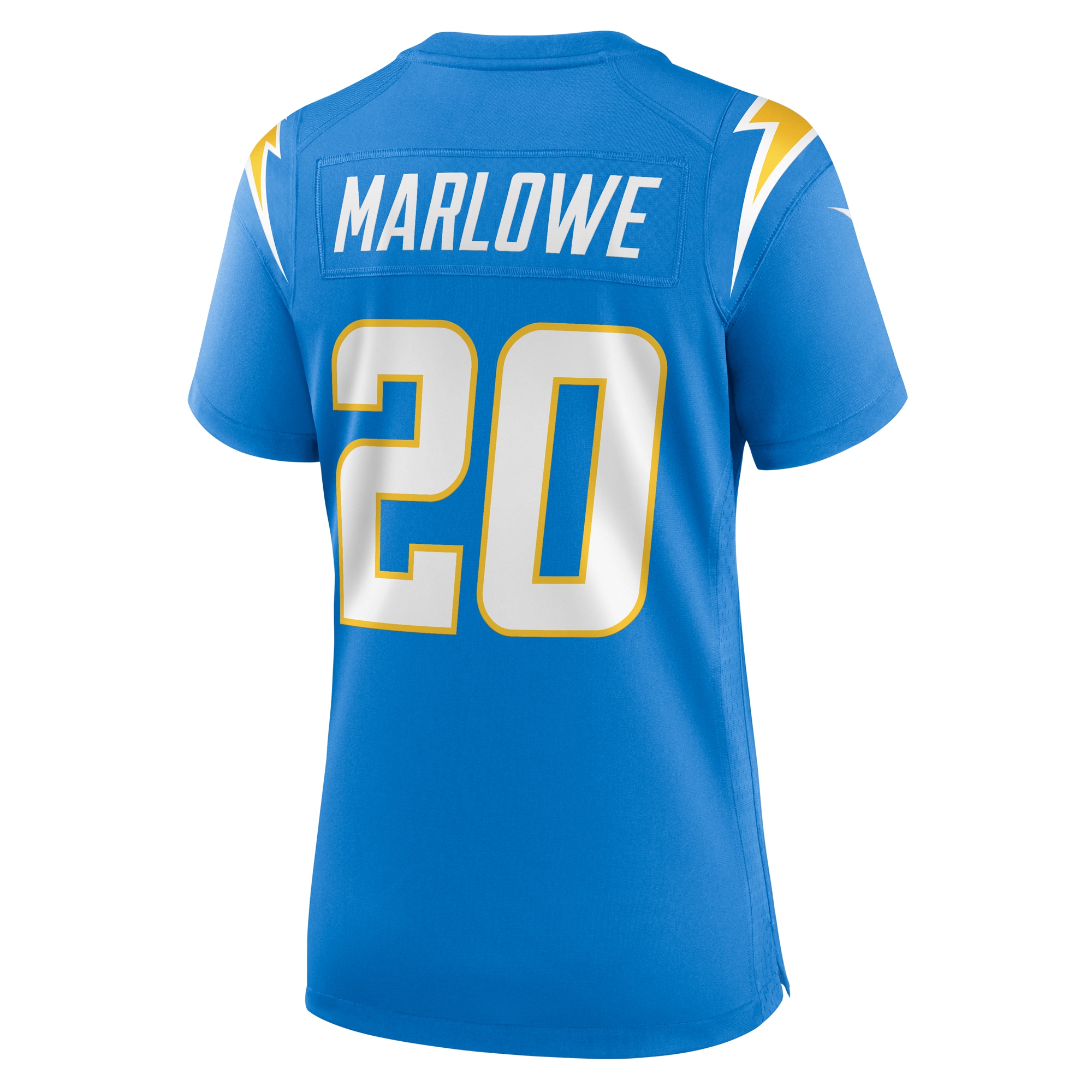 Women's Los Angeles Chargers Dean Marlowe Powder Blue Team Game Jersey JS2382 Saliibo - Image 3