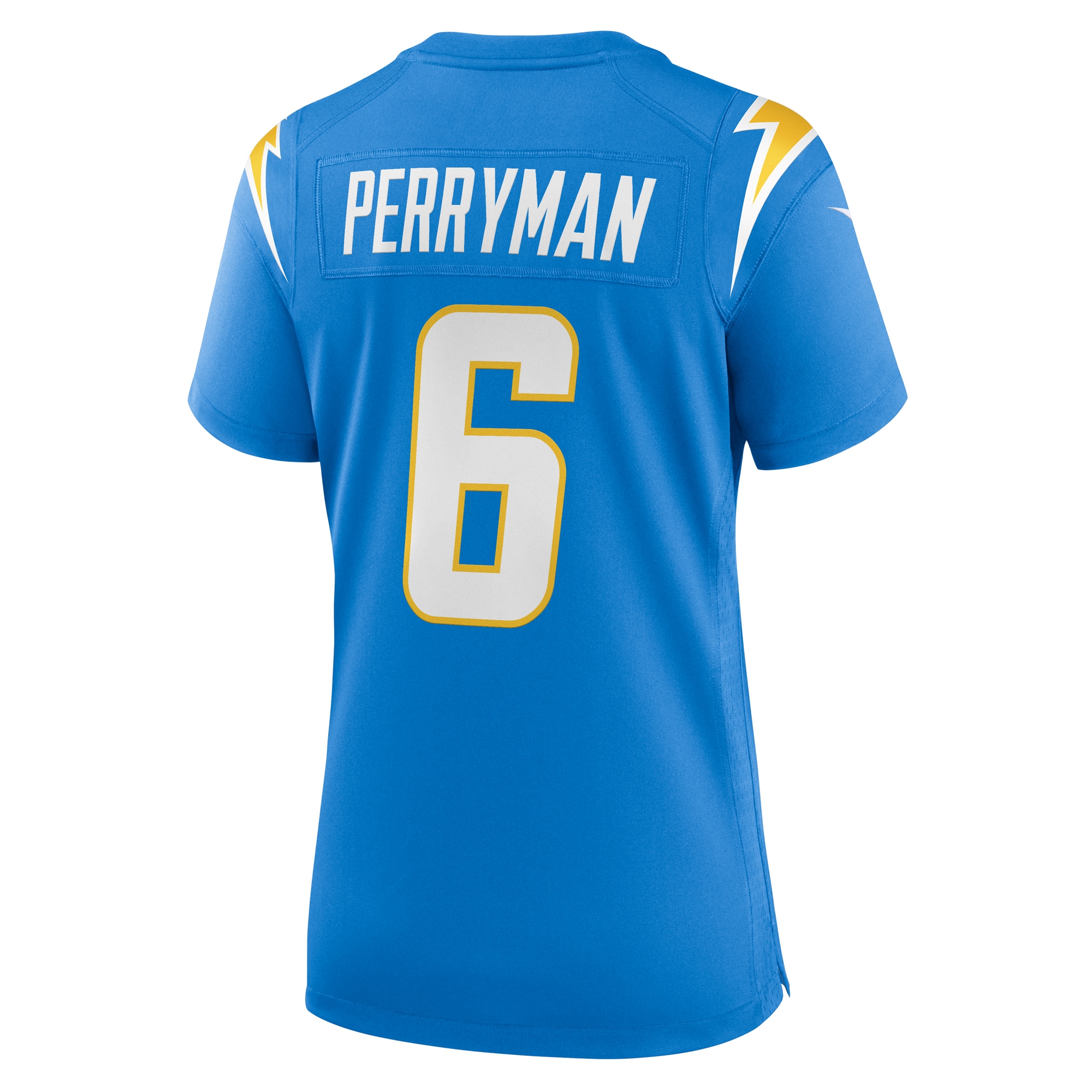 Women's Los Angeles Chargers Denzel Perryman Powder Blue Game Jersey JS6985 Saliibo - Image 3