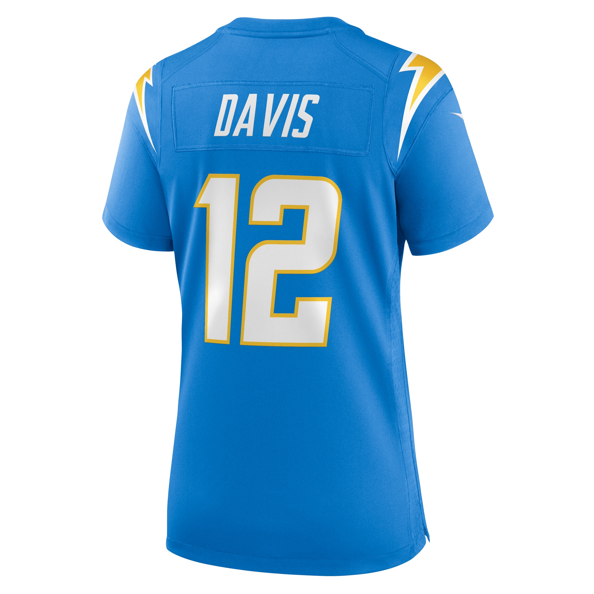 Women's Los Angeles Chargers Derius Davis Powder Blue Team Game Jersey JS8795 Saliibo - Image 3