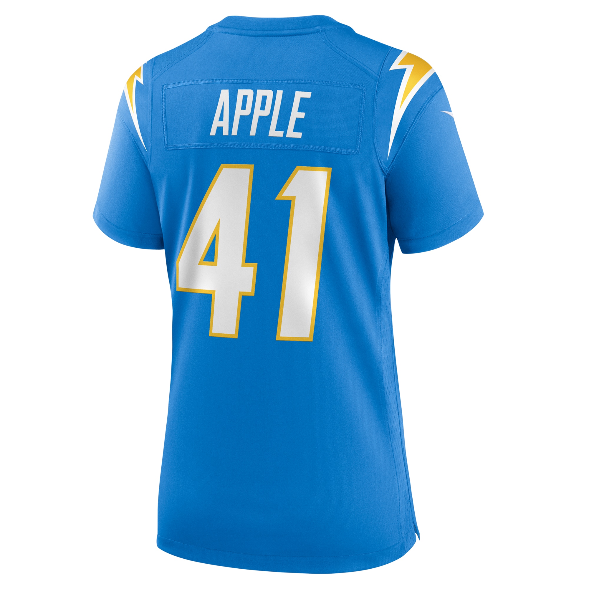 Women's Los Angeles Chargers Eli Apple Powder Blue Game Jersey JS4240 Saliibo - Image 3