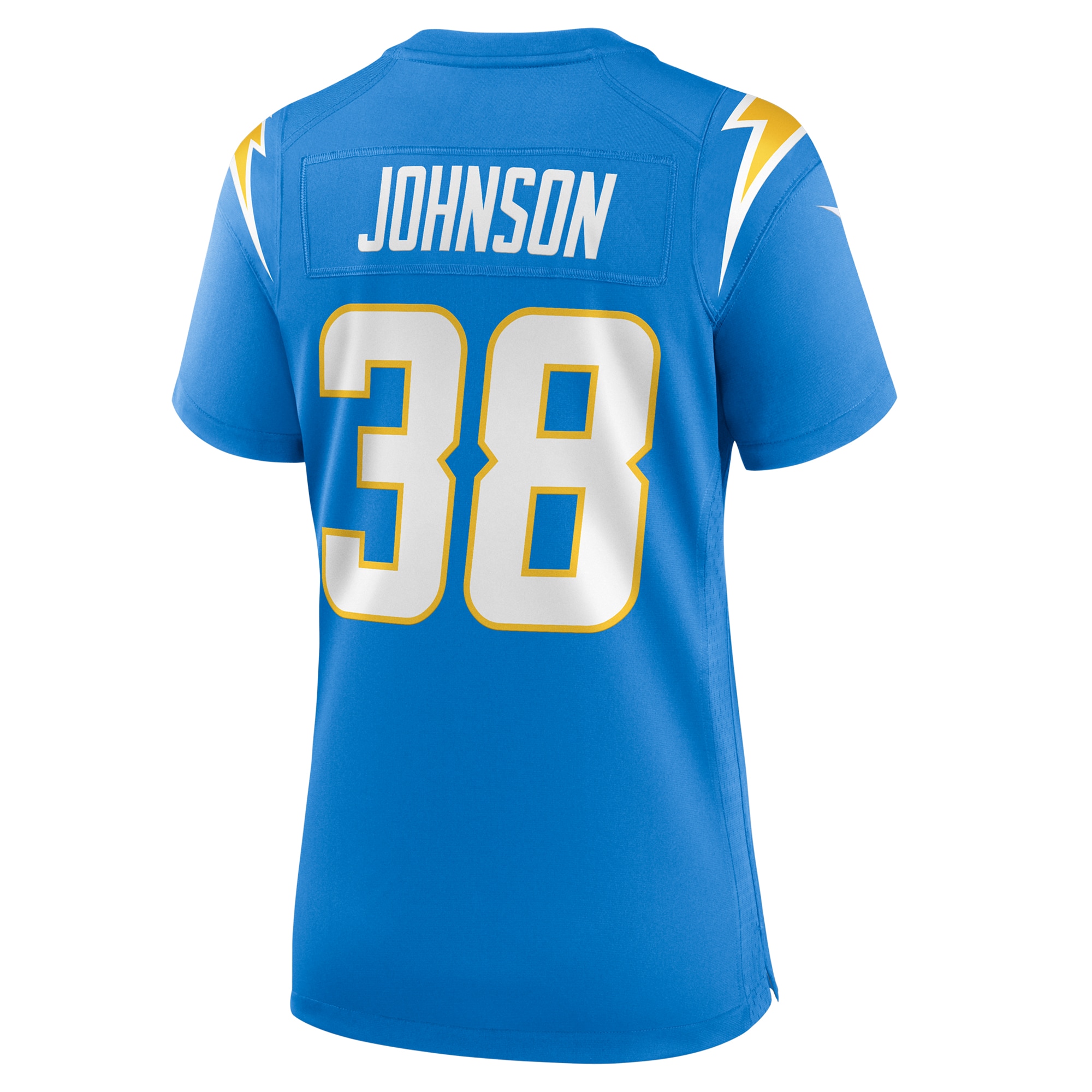 Women's Los Angeles Chargers Emany Johnson Powder Blue Team Game Jersey JS7593 Saliibo - Image 3