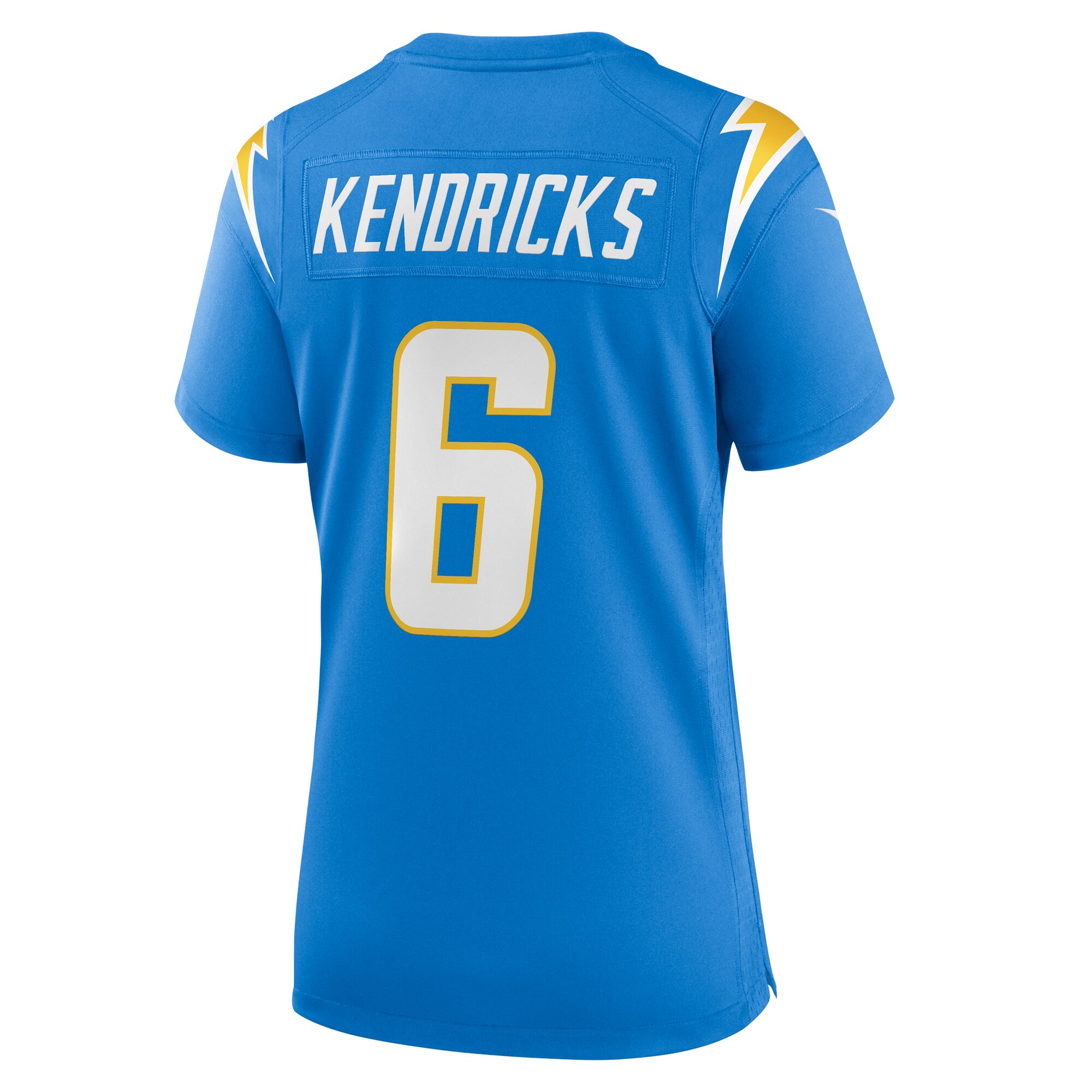 Women's Los Angeles Chargers Eric Kendricks Powder Blue Game Player Jersey JS5964 Saliibo - Image 3