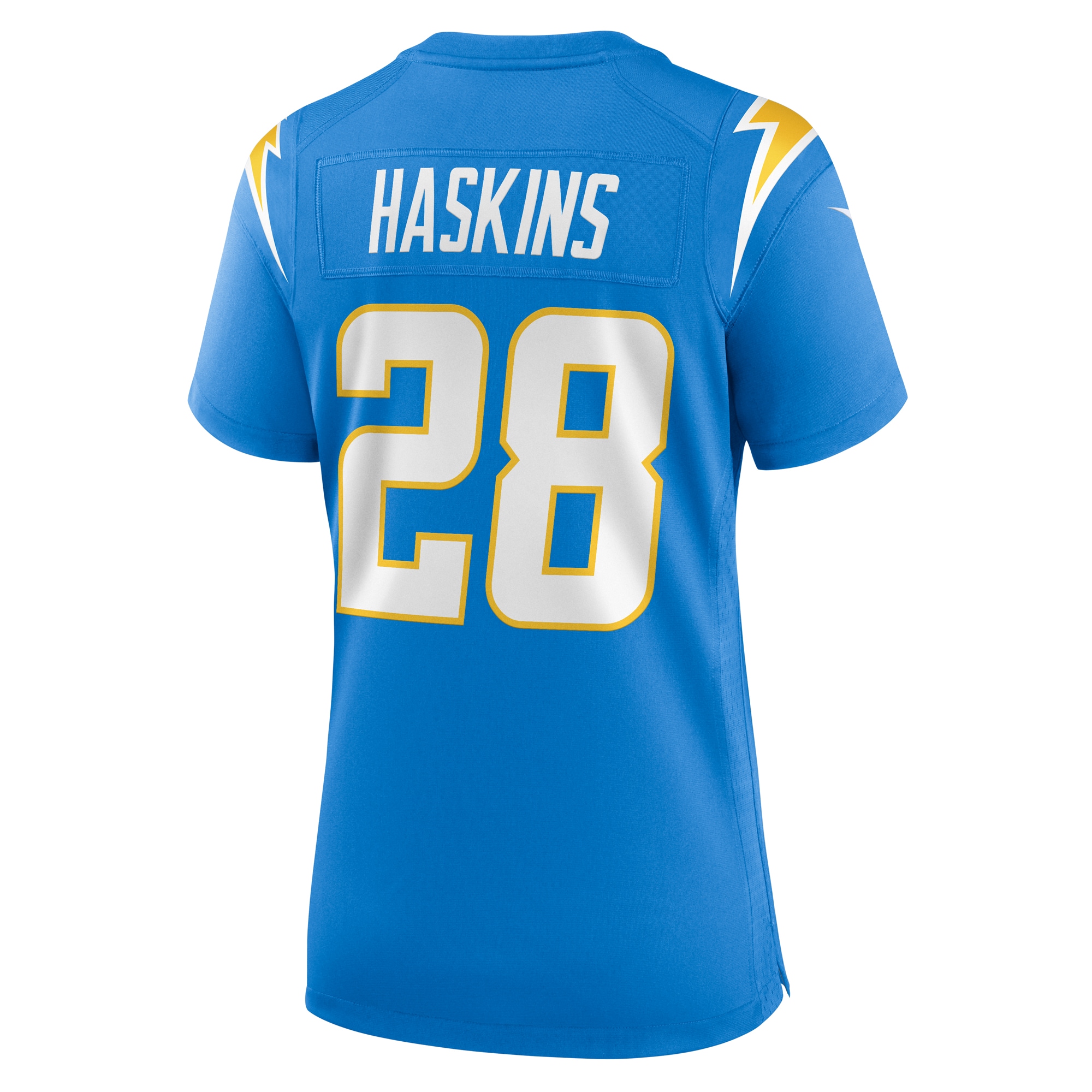 Women's Los Angeles Chargers Hassan Haskins Powder Blue Game Jersey JS1855 Saliibo - Image 3