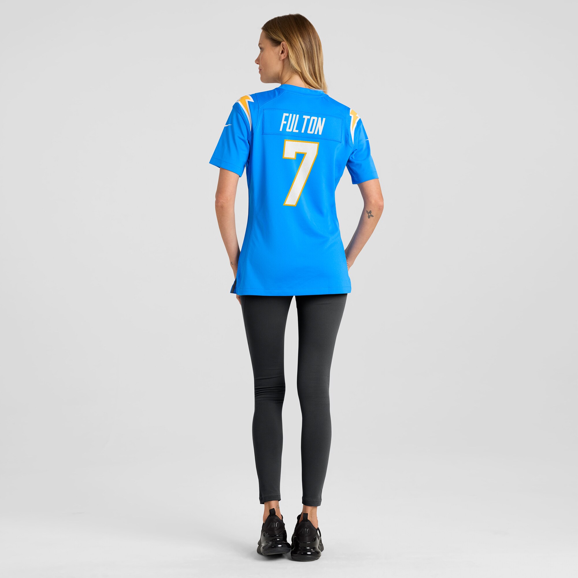 Women's Los Angeles Chargers Kristian Fulton Powder Blue Game Jersey JS9759 Saliibo - Image 5