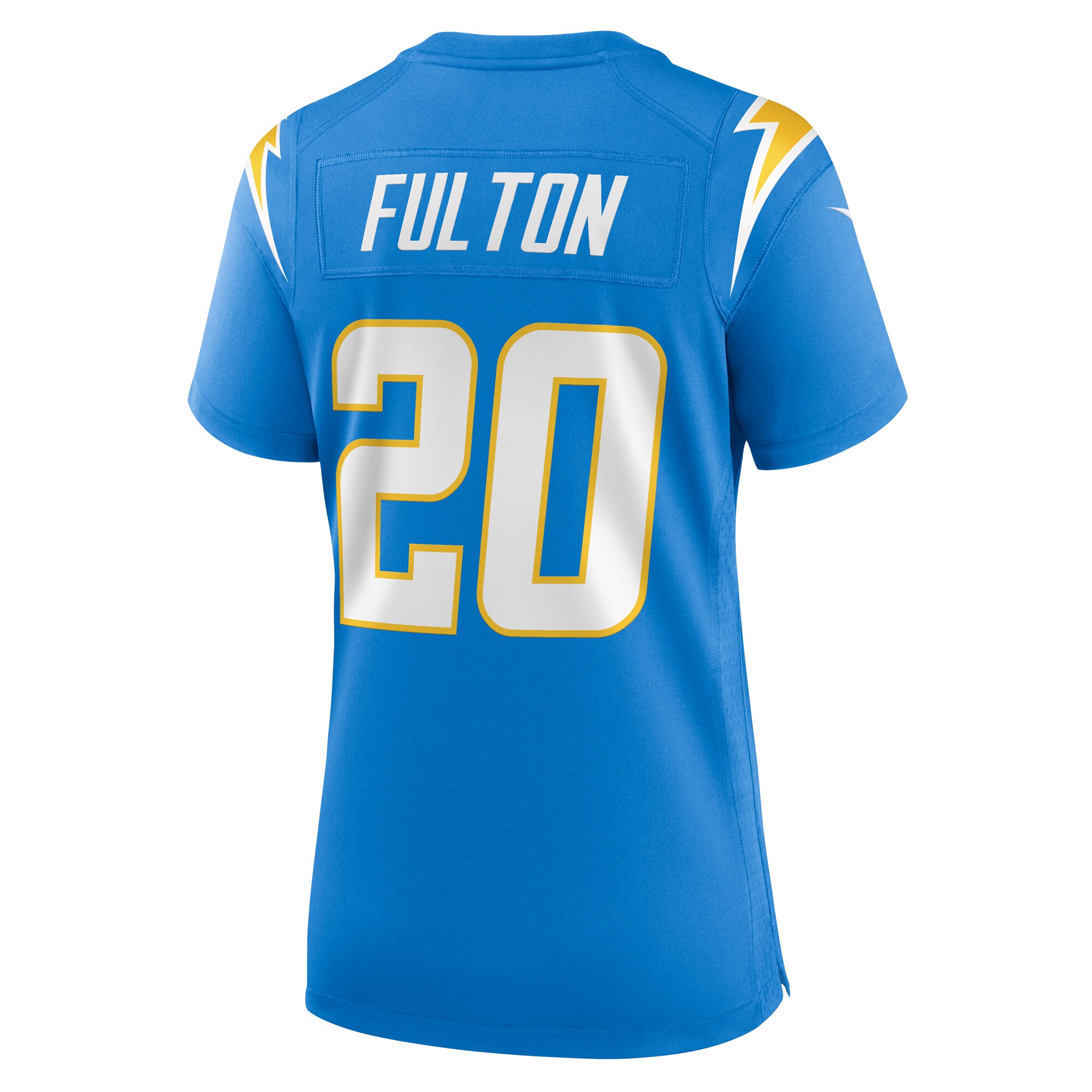Women's Los Angeles Chargers Kristian Fulton Powder Blue Team Game Jersey JS7048 Saliibo - Image 3