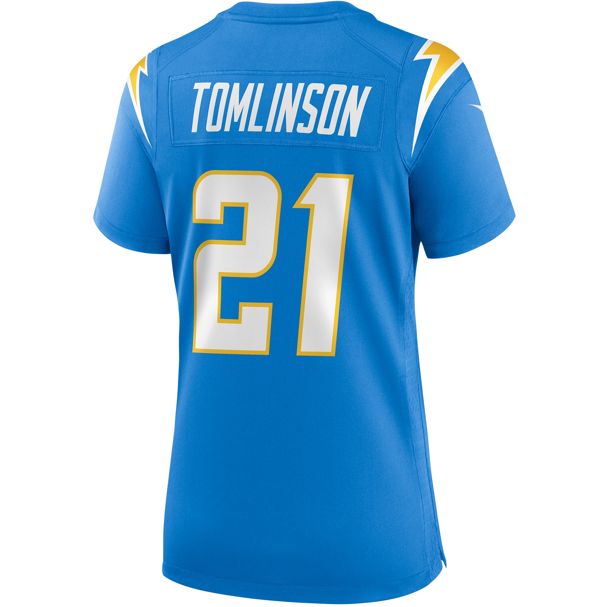 Women's Los Angeles Chargers LaDainian Tomlinson Powder Blue Game Retired Player Jersey JS8051 Saliibo - Image 3