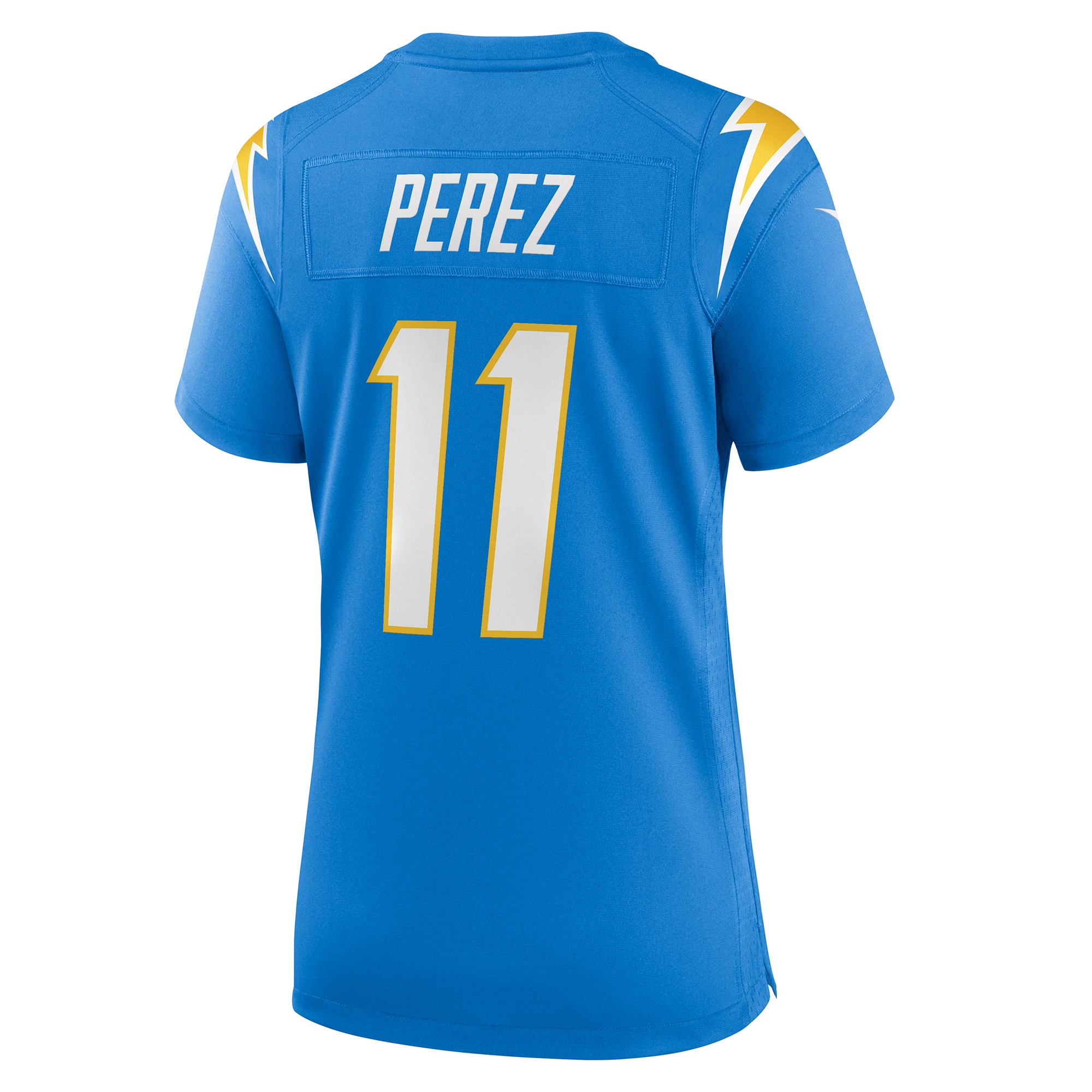 Women's Los Angeles Chargers Luis Perez Powder Blue Team Game Jersey JS8263 Saliibo - Image 3