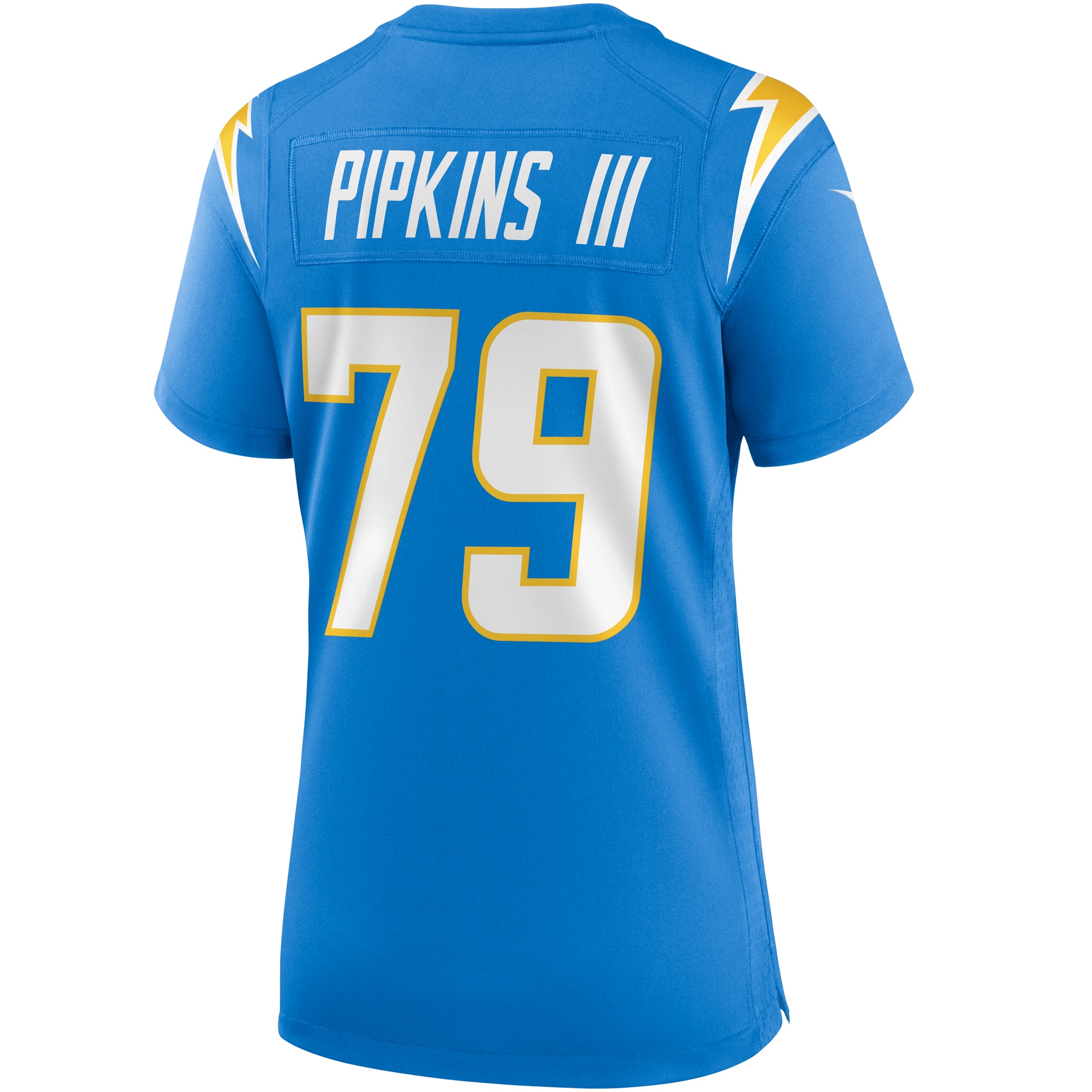 Women's Los Angeles Chargers Trey Pipkins III Powder Blue Game Jersey JS5273 Saliibo - Image 3