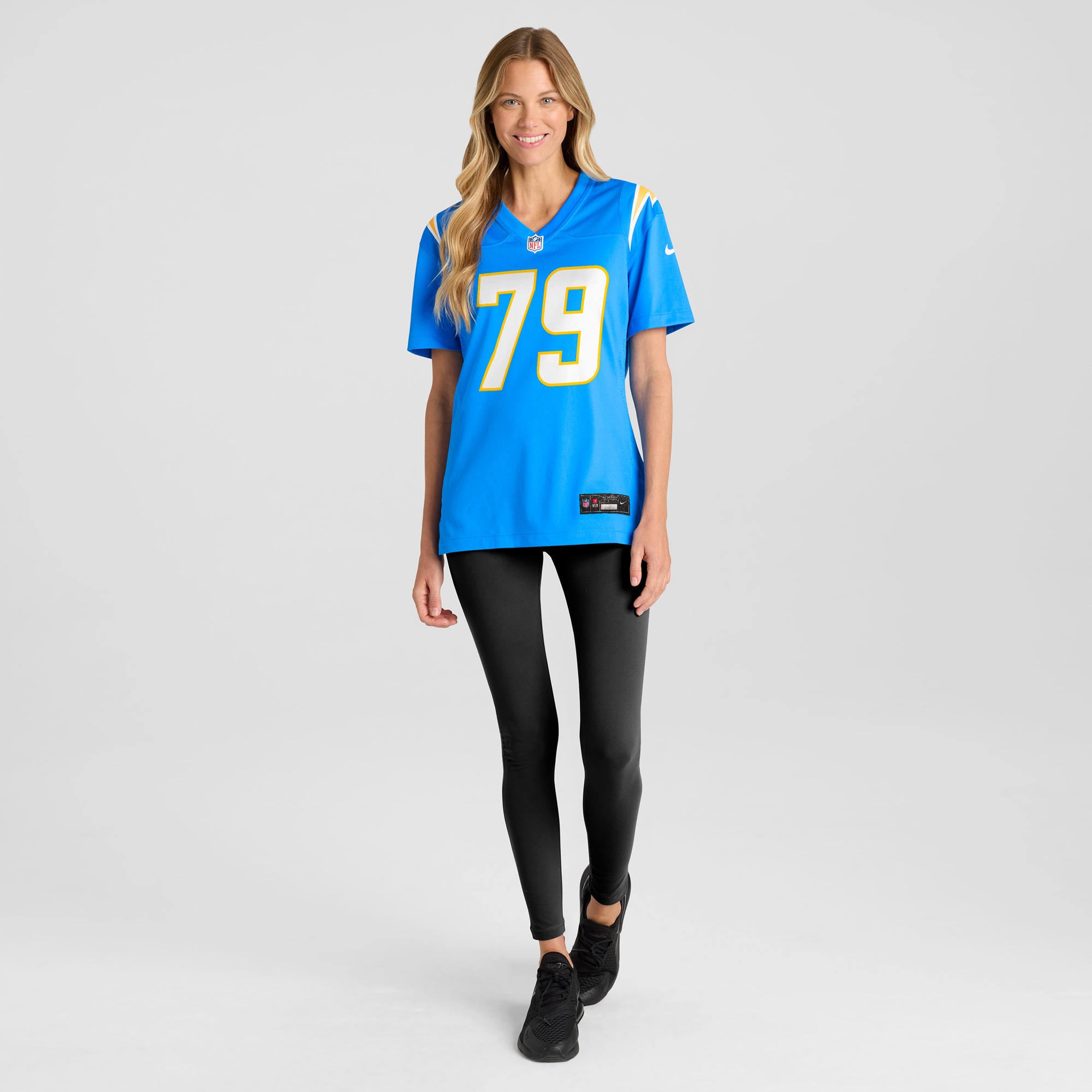 Women's Los Angeles Chargers Trey Pipkins III Powder Blue Game Jersey JS5273 Saliibo - Image 4