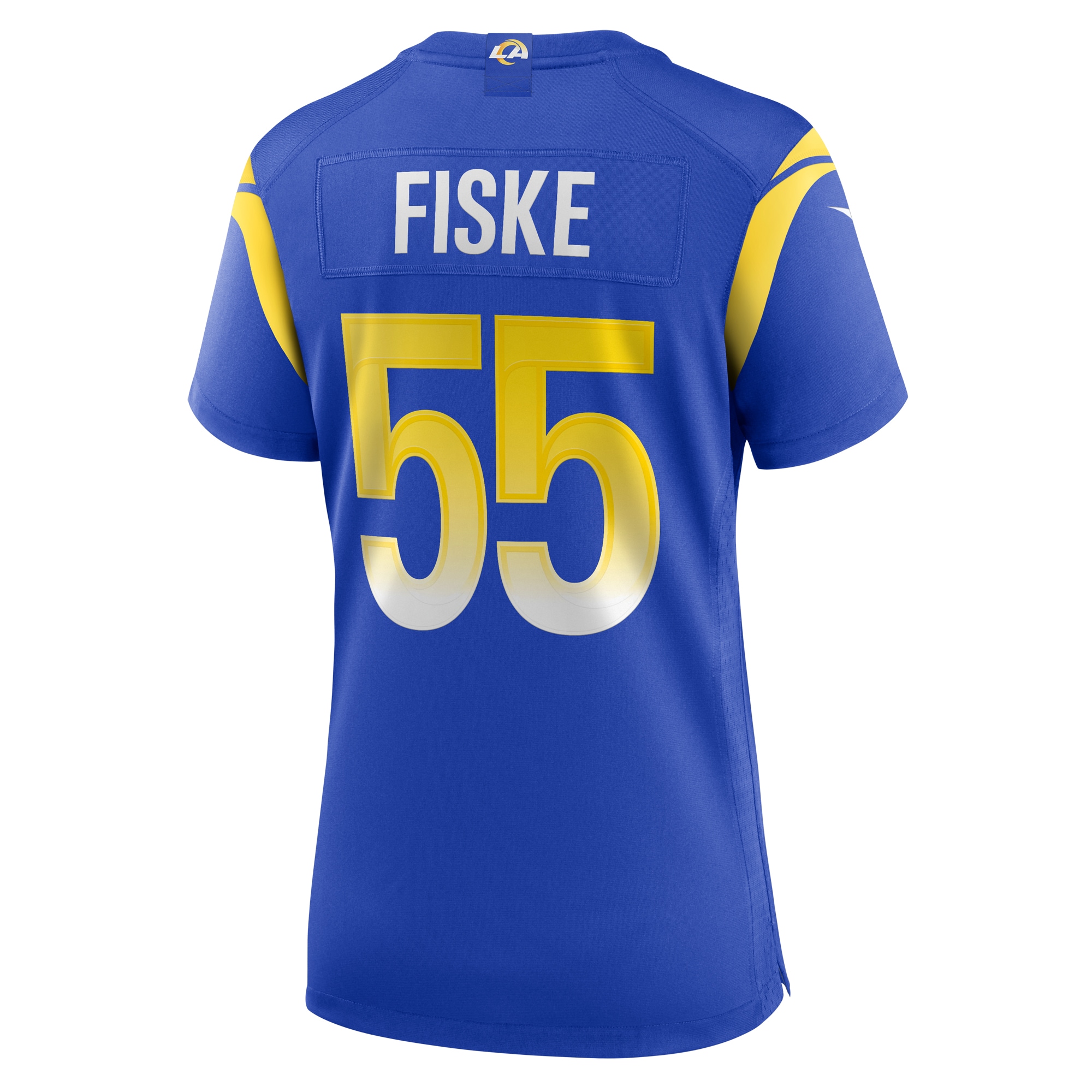 Women's Los Angeles Rams Braden Fiske Royal Game Jersey JS8431 Saliibo - Image 3
