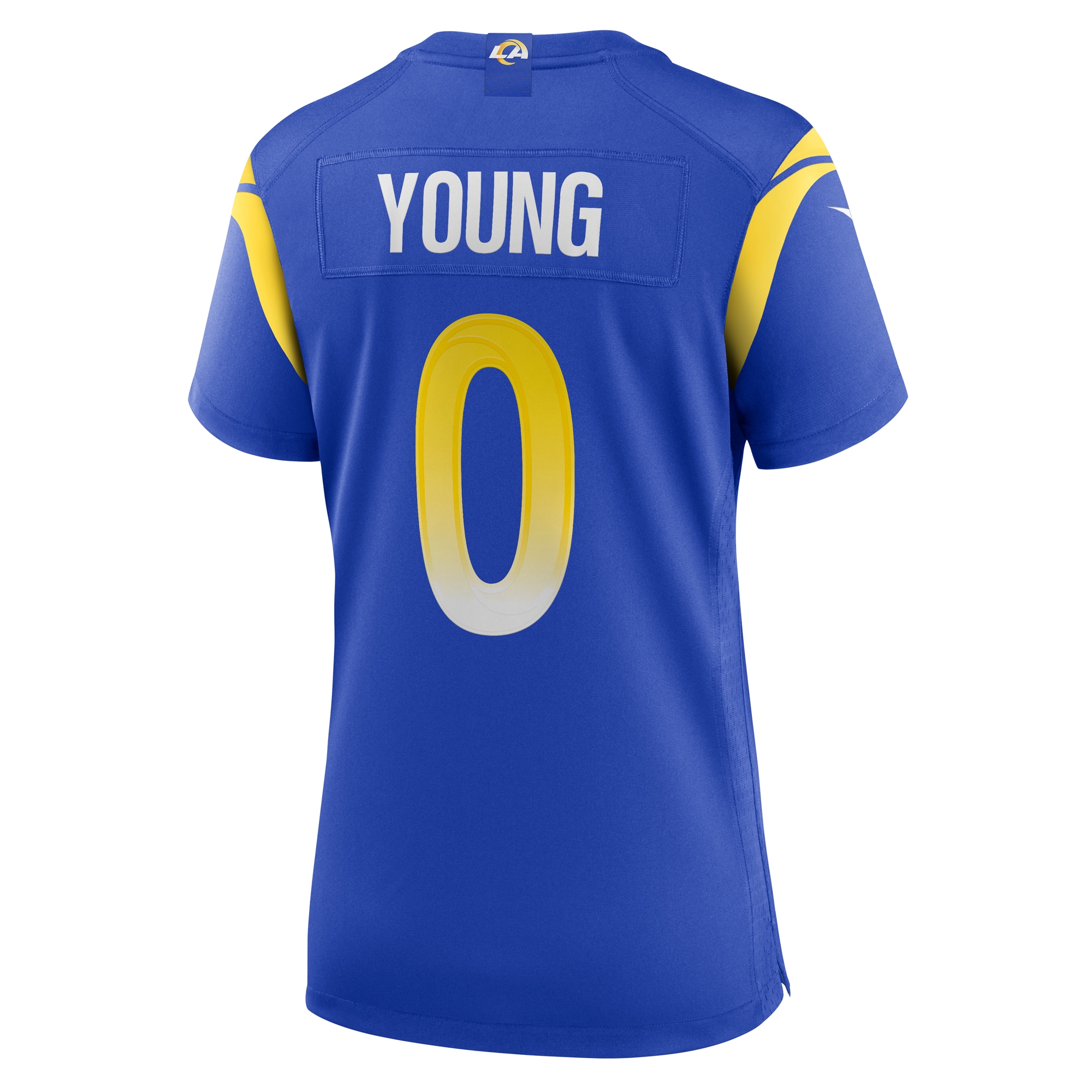 Women's Los Angeles Rams Byron Young Royal Home Game Jersey JS6556 Saliibo - Image 3