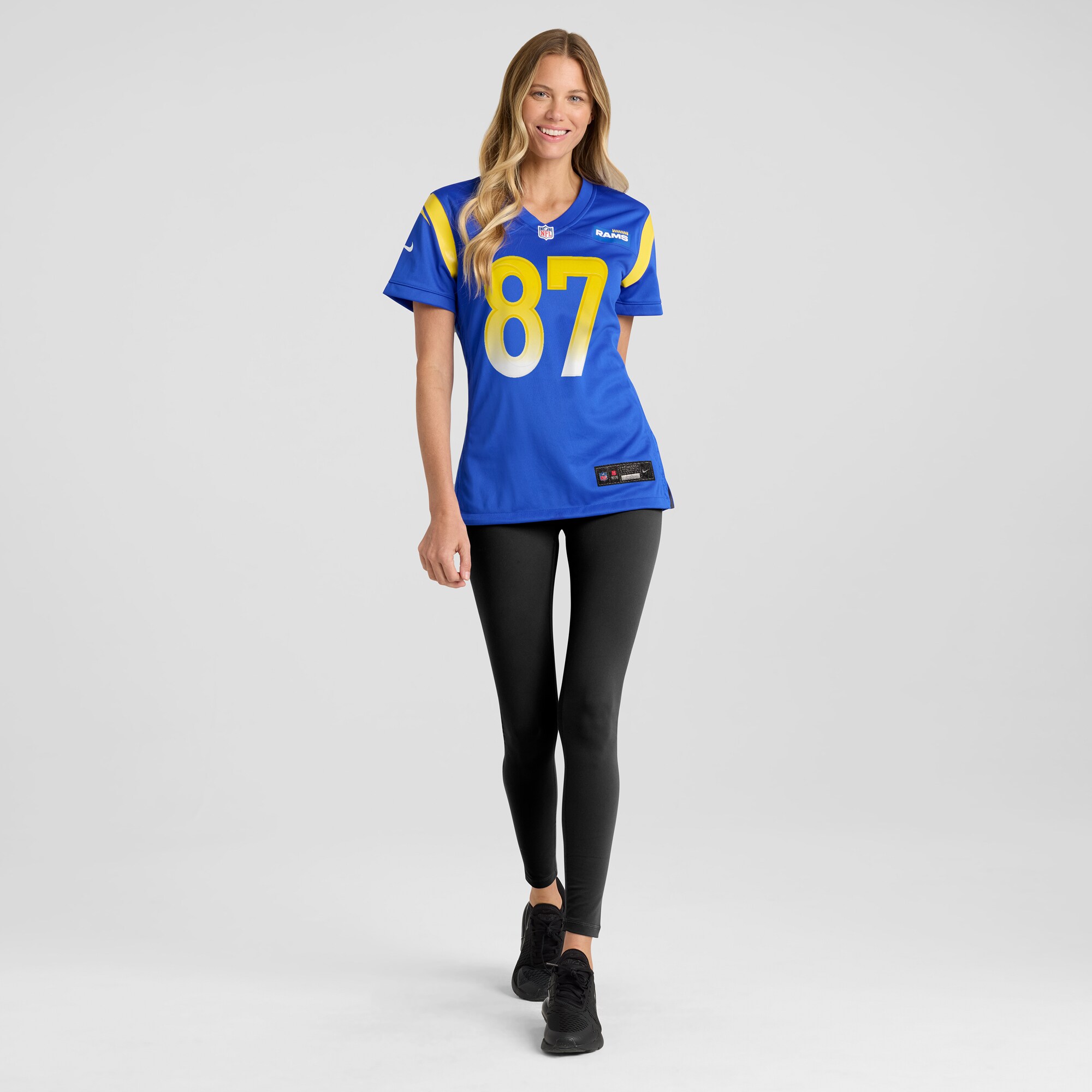 Women's Los Angeles Rams Davis Allen Royal Home Game Jersey JS2409 Saliibo - Image 4