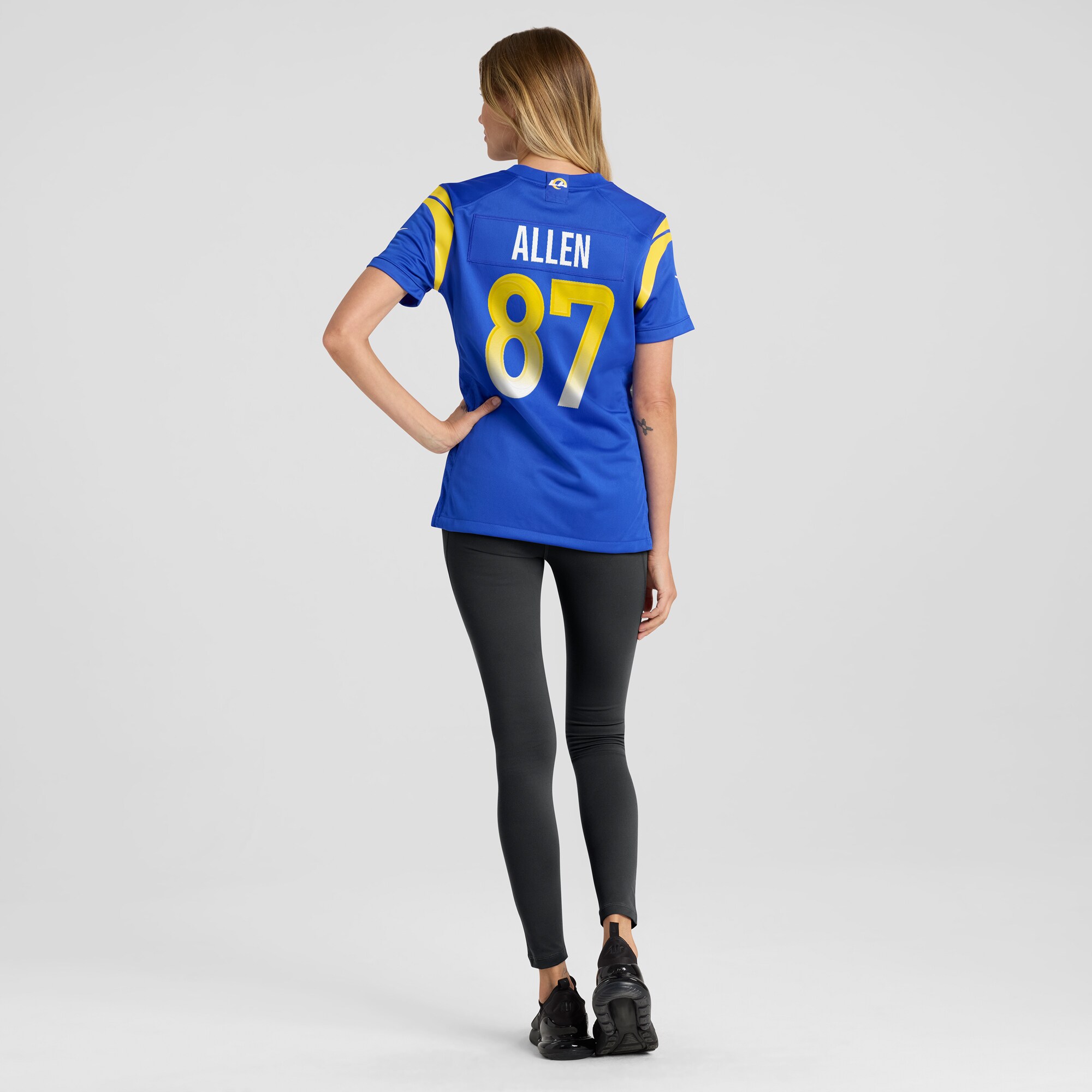Women's Los Angeles Rams Davis Allen Royal Home Game Jersey JS2409 Saliibo - Image 5