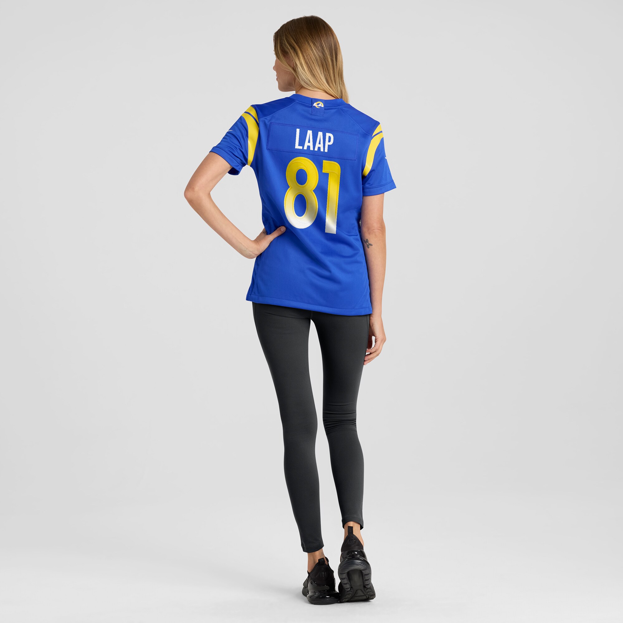 Women's Los Angeles Rams JJ Laap Royal Game Jersey JS2849 Saliibo - Image 5