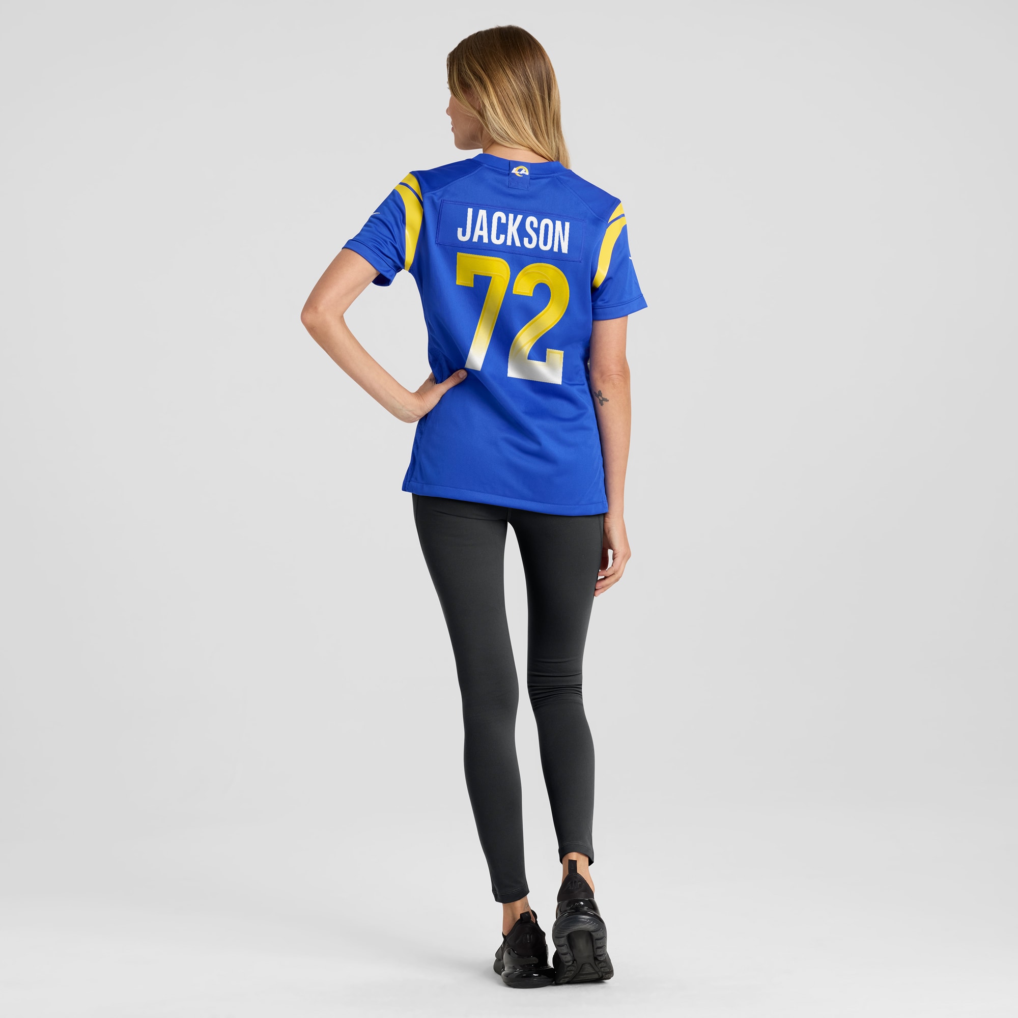 Women's Los Angeles Rams Jonah Jackson Royal Team Game Jersey JS4488 Saliibo - Image 5