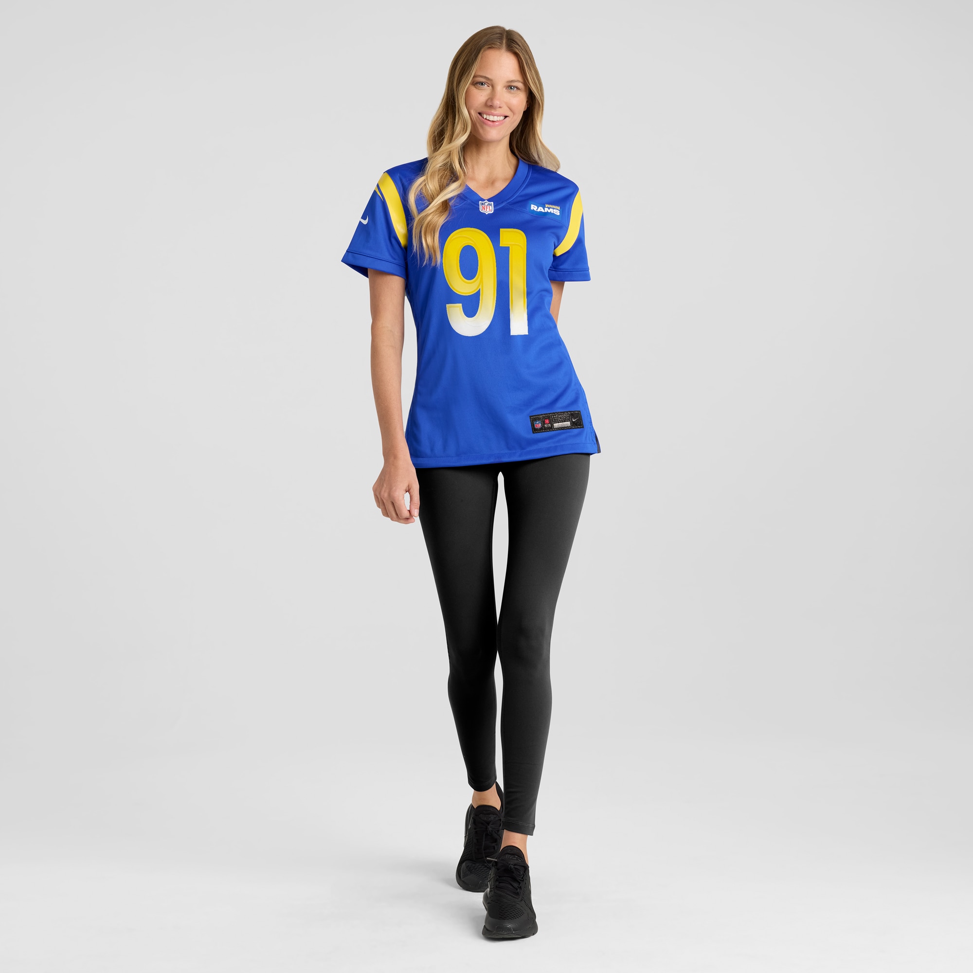 Women's Los Angeles Rams Kobie Turner Royal Home Game Jersey JS6314 Saliibo - Image 4
