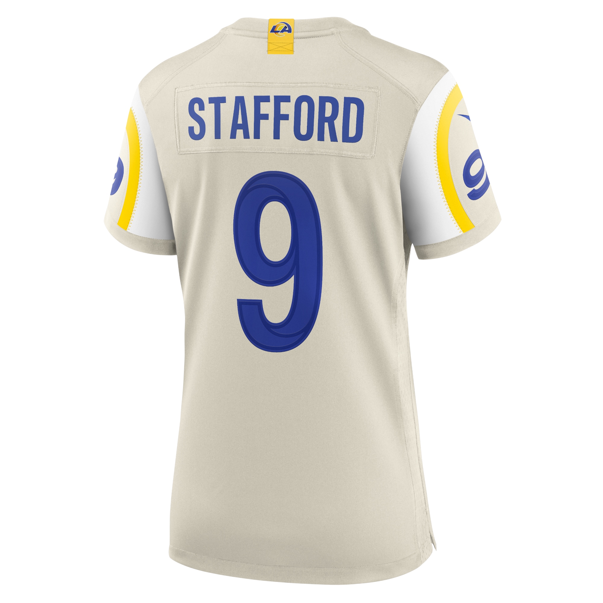 Women's Los Angeles Rams Matthew Stafford Bone Game Jersey JS7792 Saliibo - Image 3