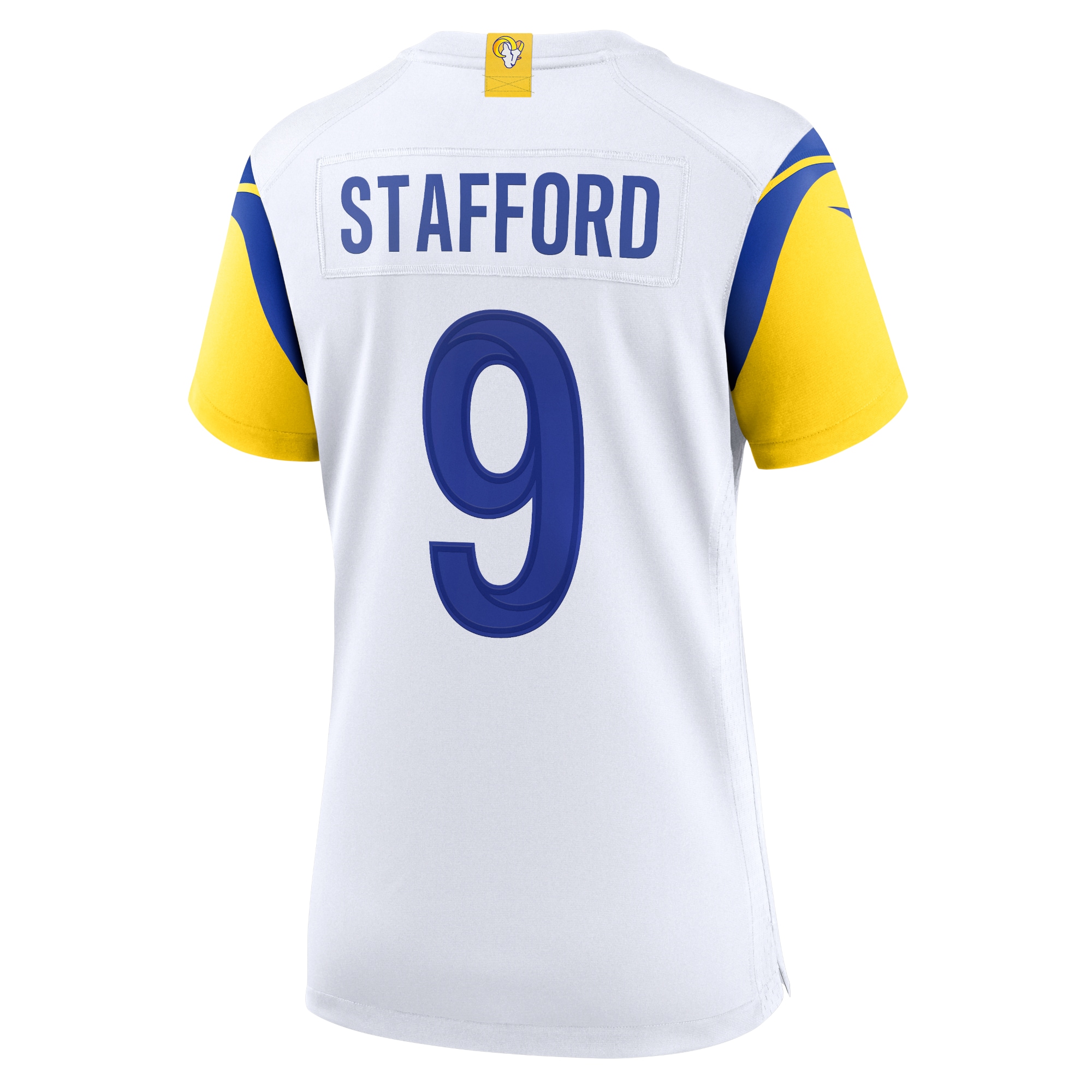 Women's Los Angeles Rams Matthew Stafford White Player Jersey JS6201 Saliibo - Image 3