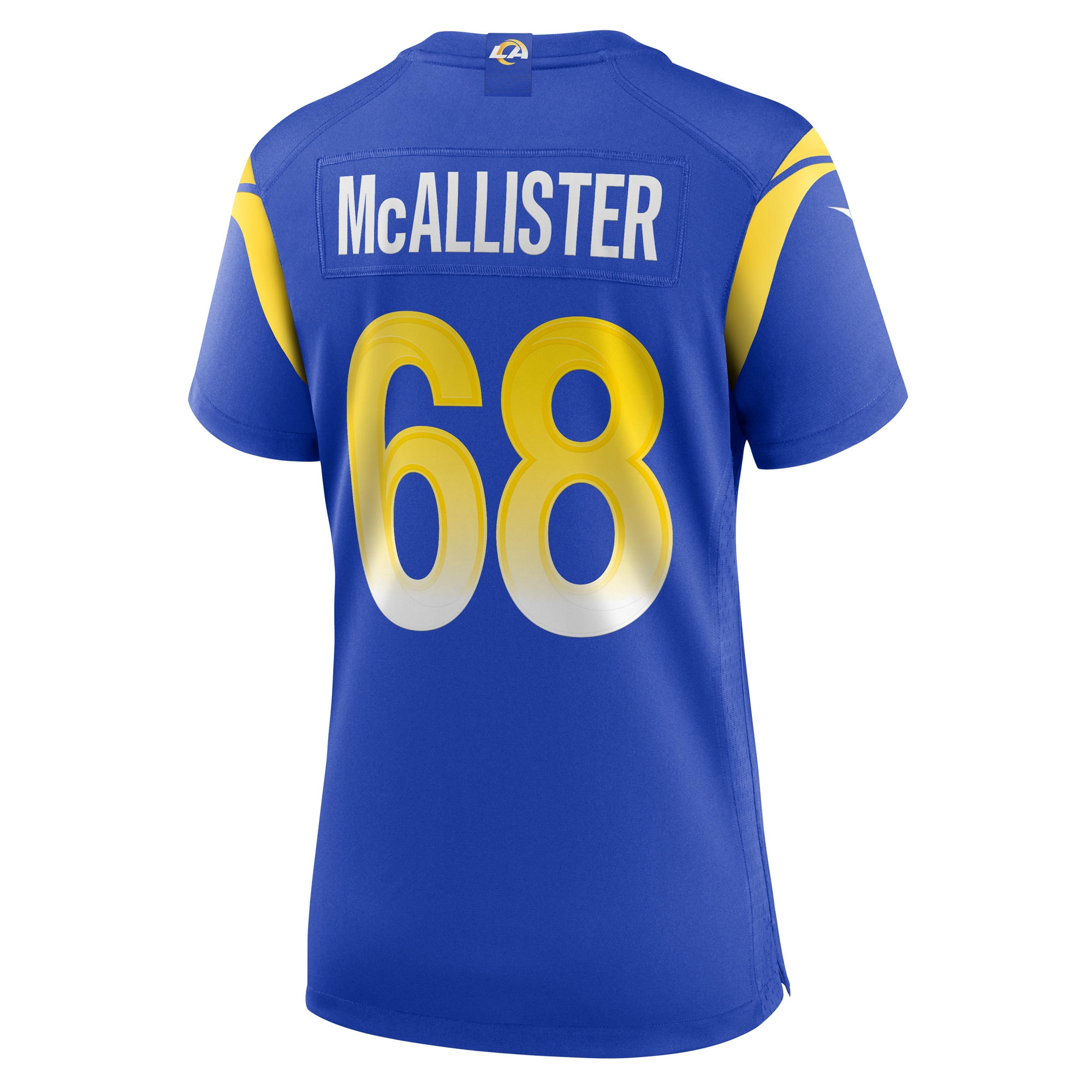 Women's Los Angeles Rams Mike McAllister Royal Home Game Jersey JS2290 Saliibo - Image 3