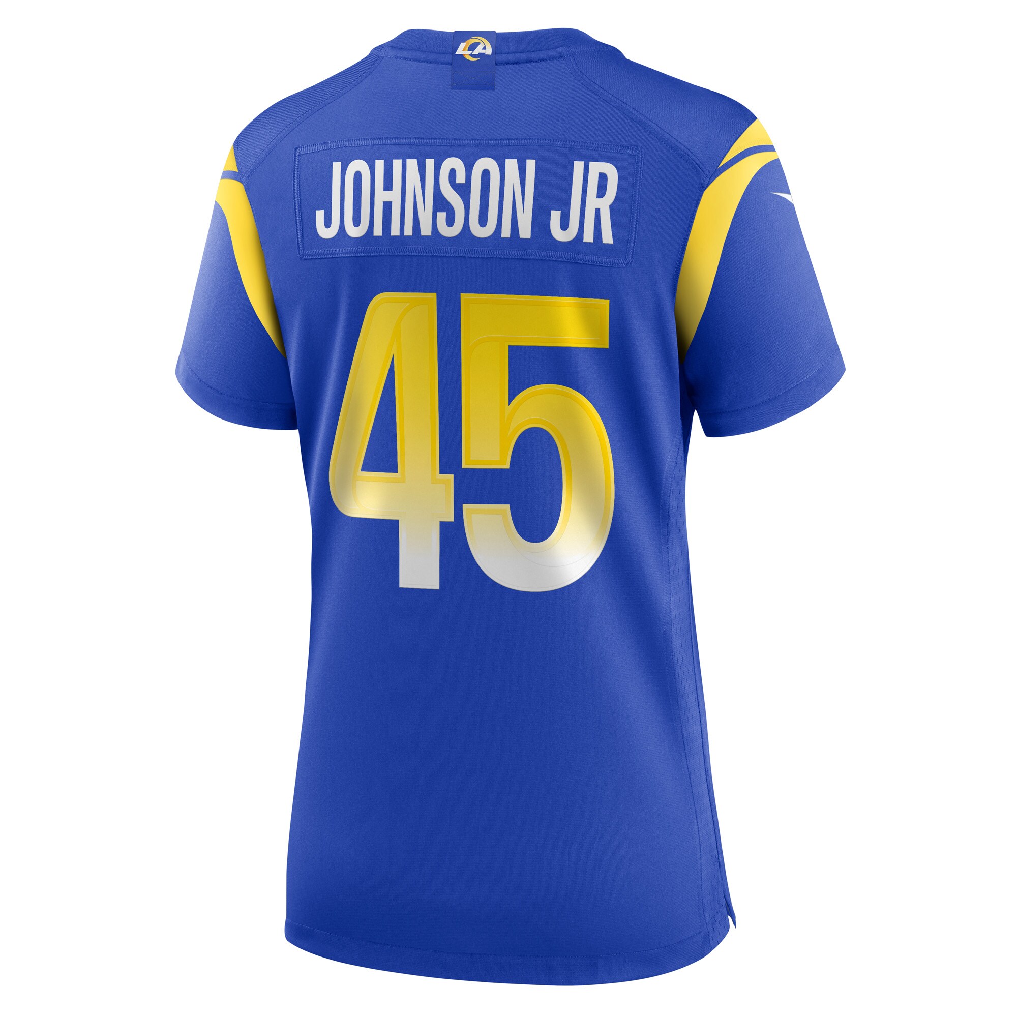 Women's Los Angeles Rams Neal Johnson Jr Royal Game Jersey JS5775 Saliibo - Image 3