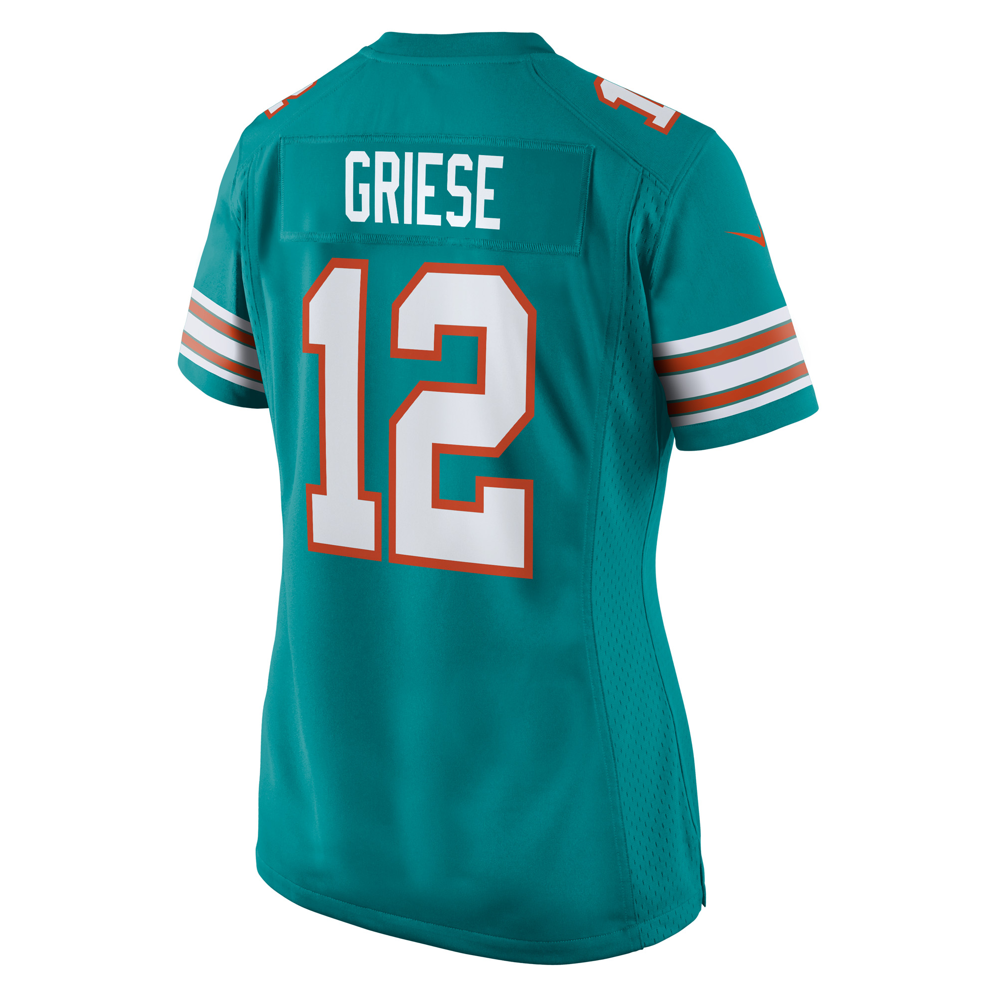 Women's Miami Dolphins Bob Griese Aqua Retired Player Jersey JS8444 Saliibo - Image 3