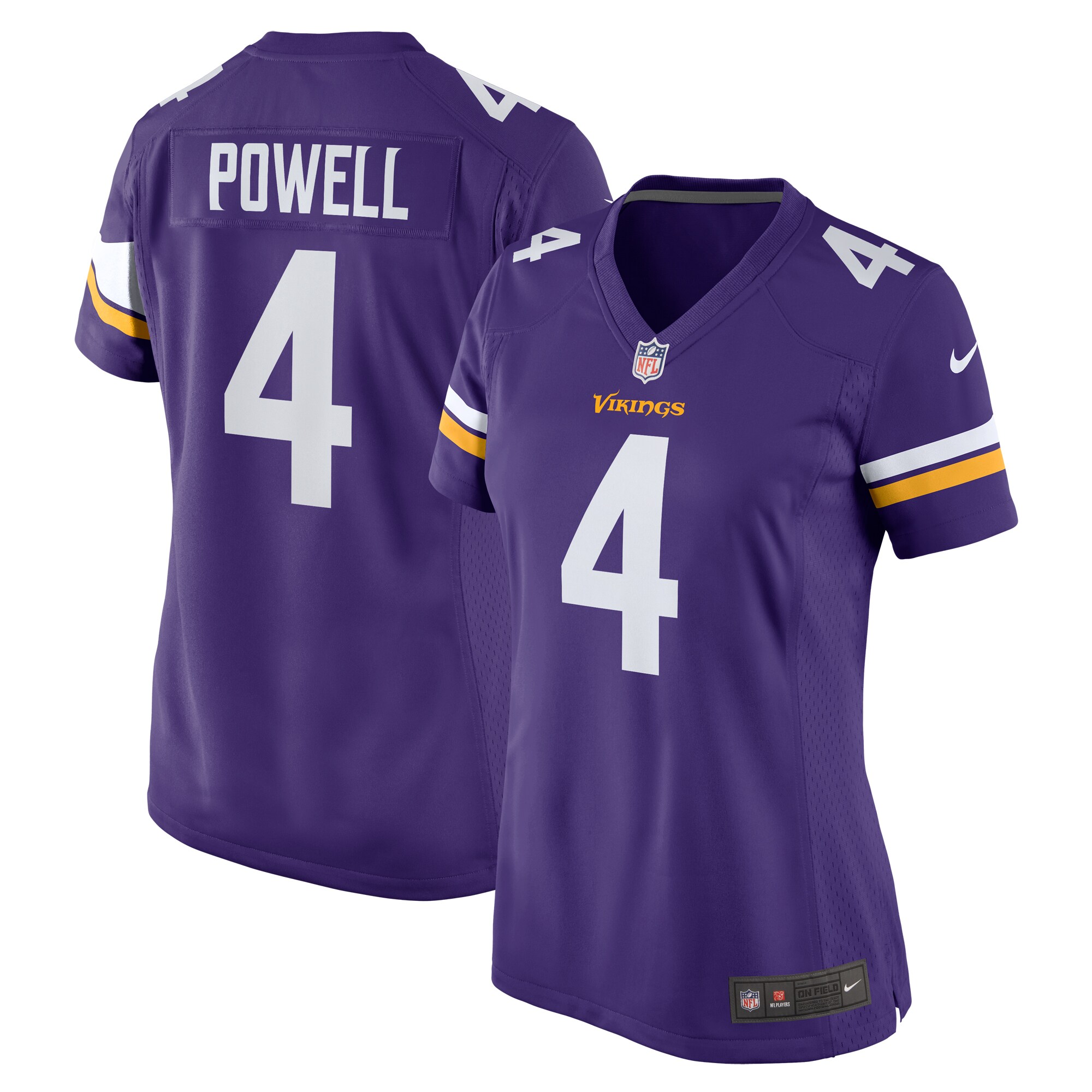 Women's Minnesota Vikings Brandon Powell Purple Game Jersey JS6770 Saliibo