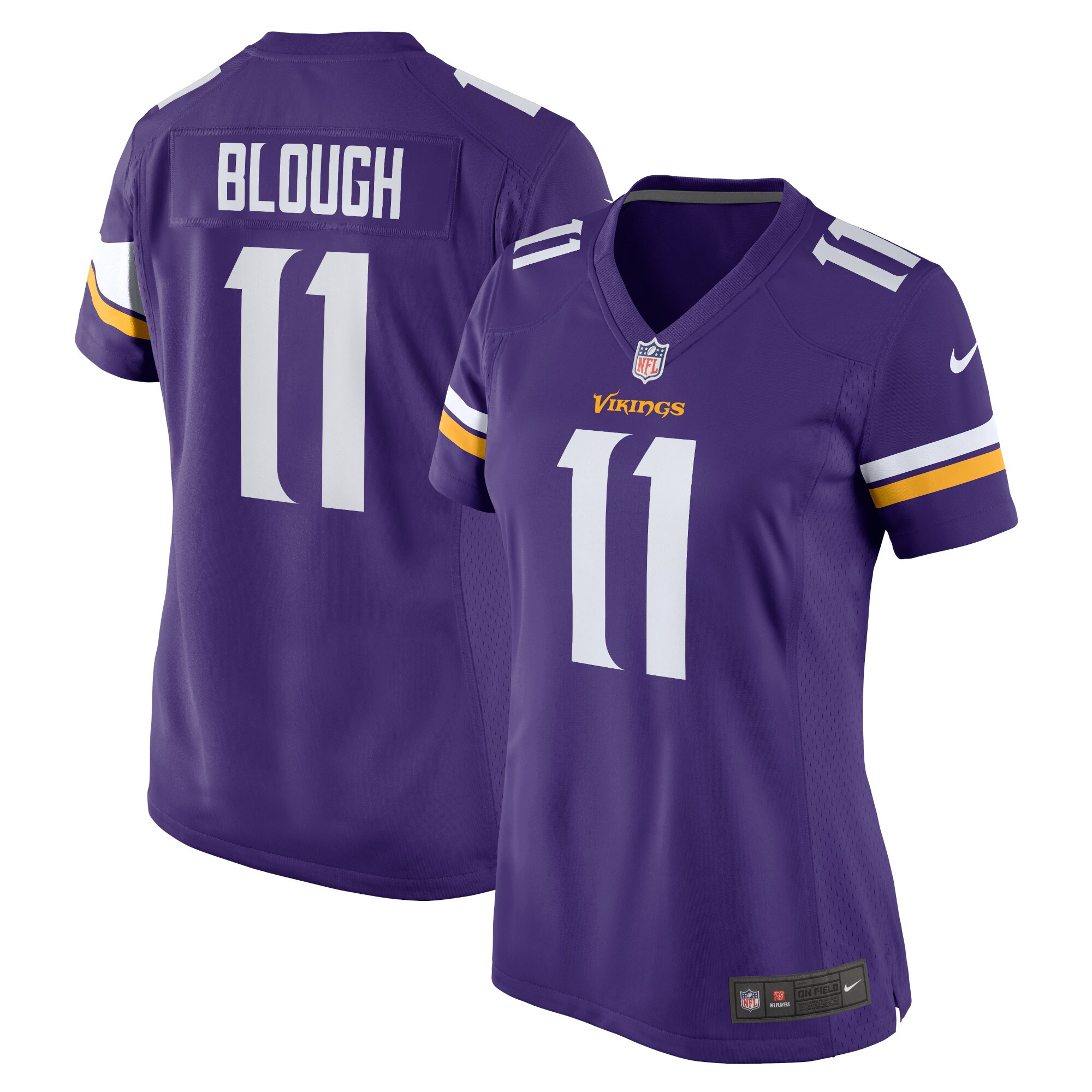 Women's Minnesota Vikings David Blough Purple Home Game Player Jersey JS6200 Saliibo