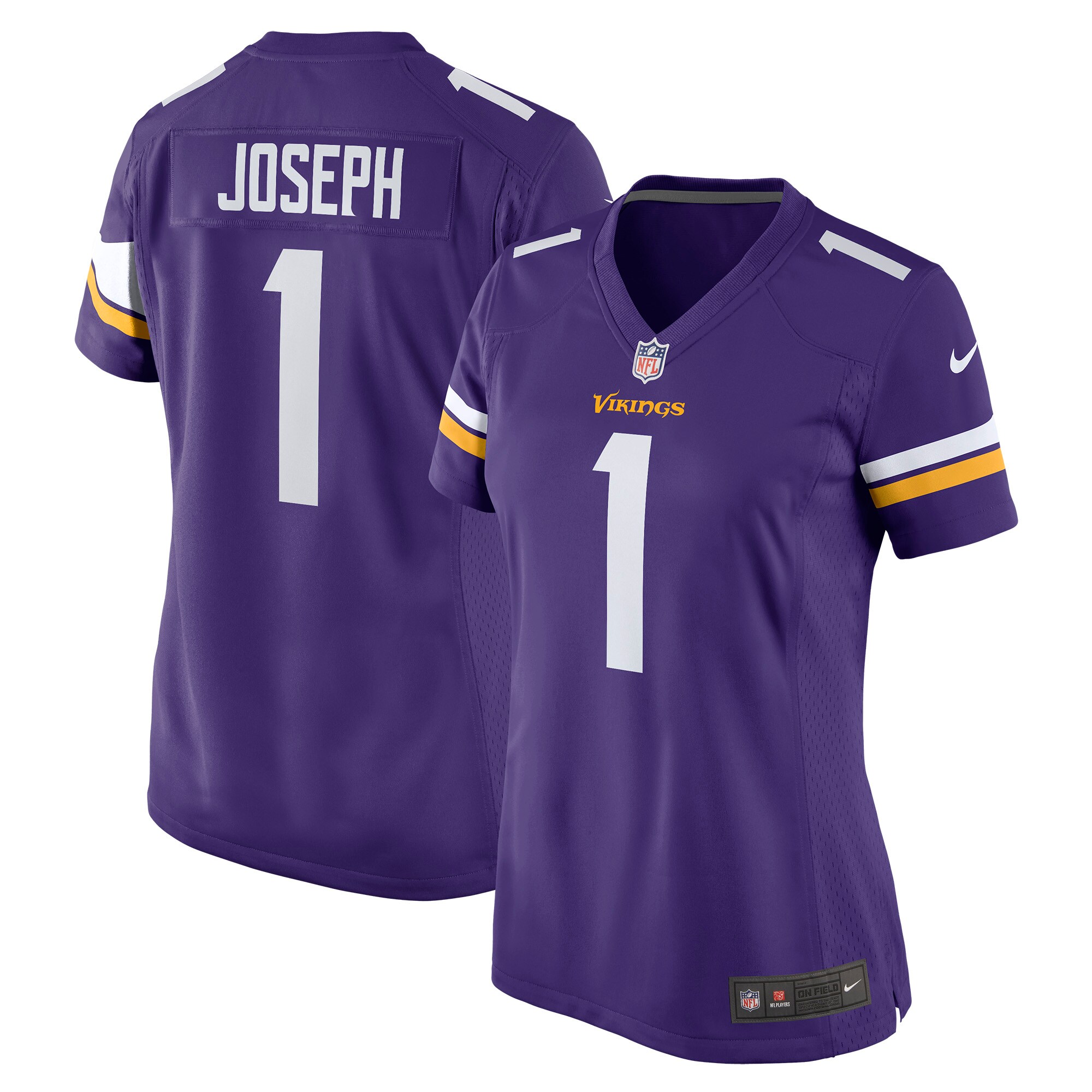 Women's Minnesota Vikings Greg Joseph Purple Game Jersey JS9692 Saliibo