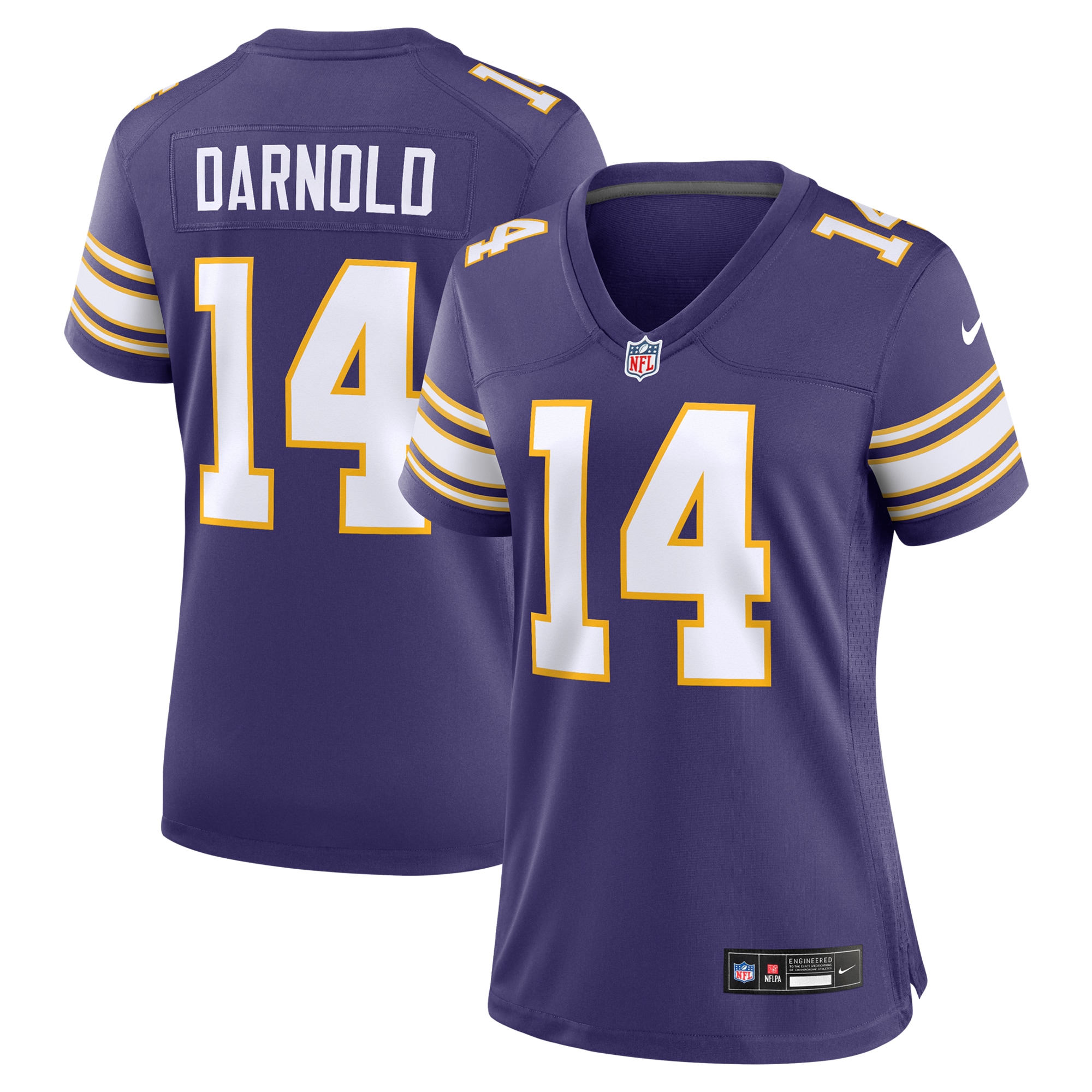 Women's Minnesota Vikings Sam Darnold Purple Alternate Game Jersey JS4191 Saliibo