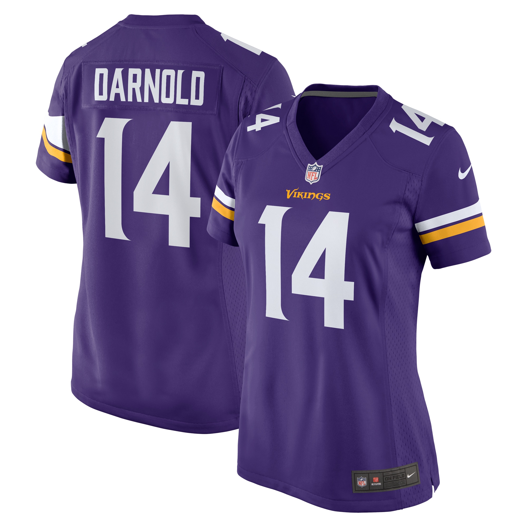 Women's Minnesota Vikings Sam Darnold Purple Team Game Jersey JS9057 Saliibo