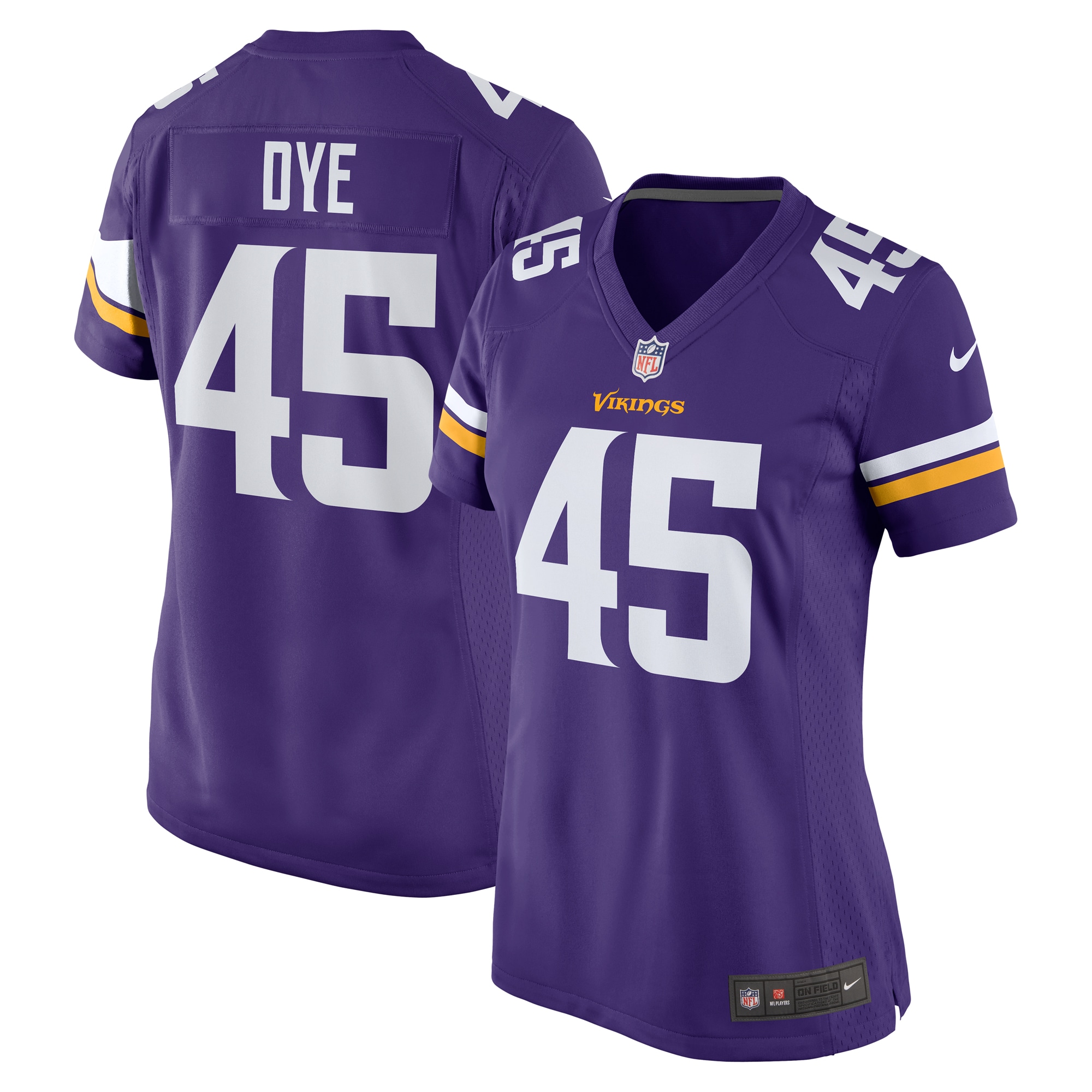 Women's Minnesota Vikings Troy Dye Purple Game Jersey JS4102 Saliibo