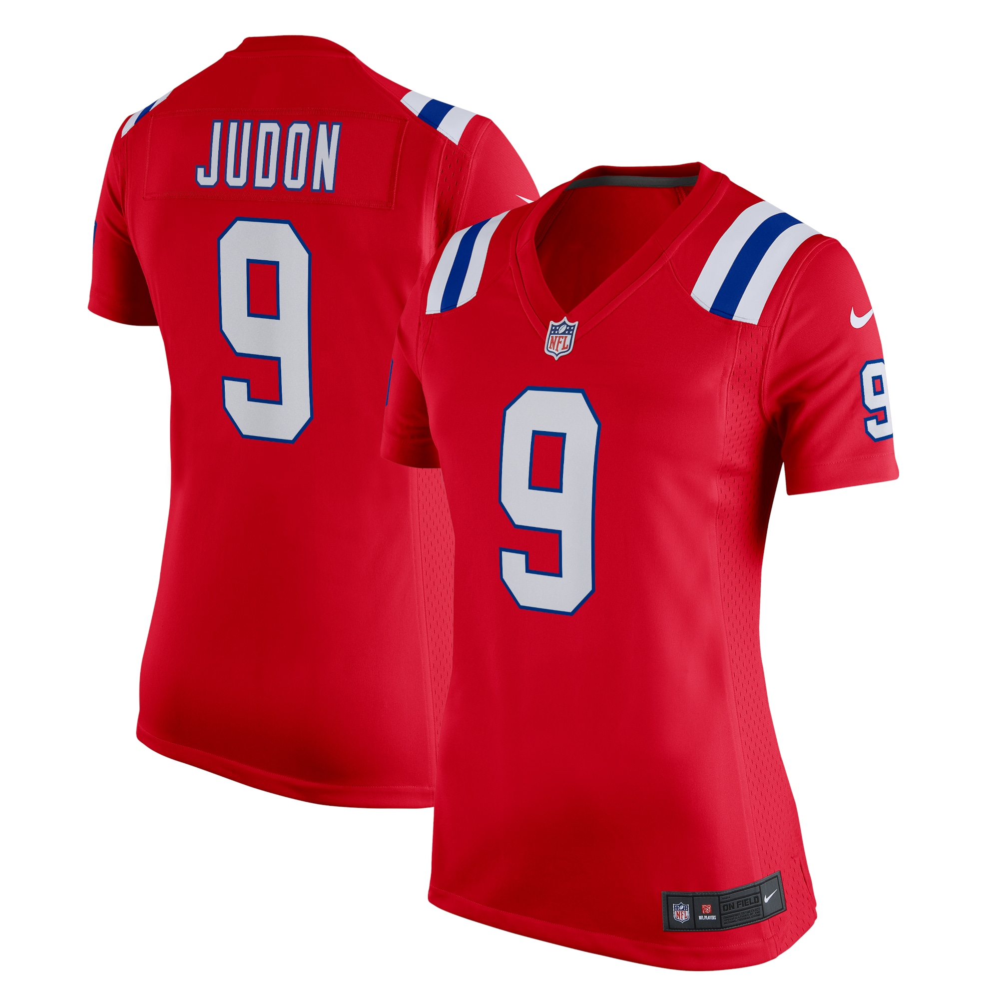 Women's New England Patriots Matthew Judon Red Alternate Game Jersey JS2908 Saliibo