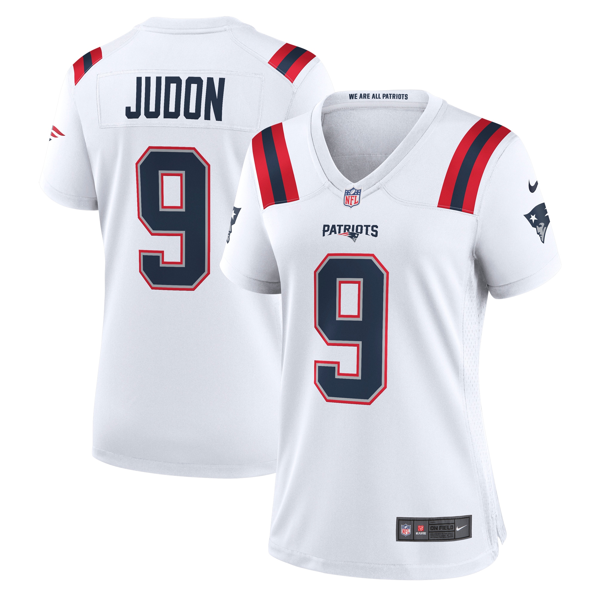 Women's New England Patriots Matthew Judon White Game Jersey JS5899 Saliibo