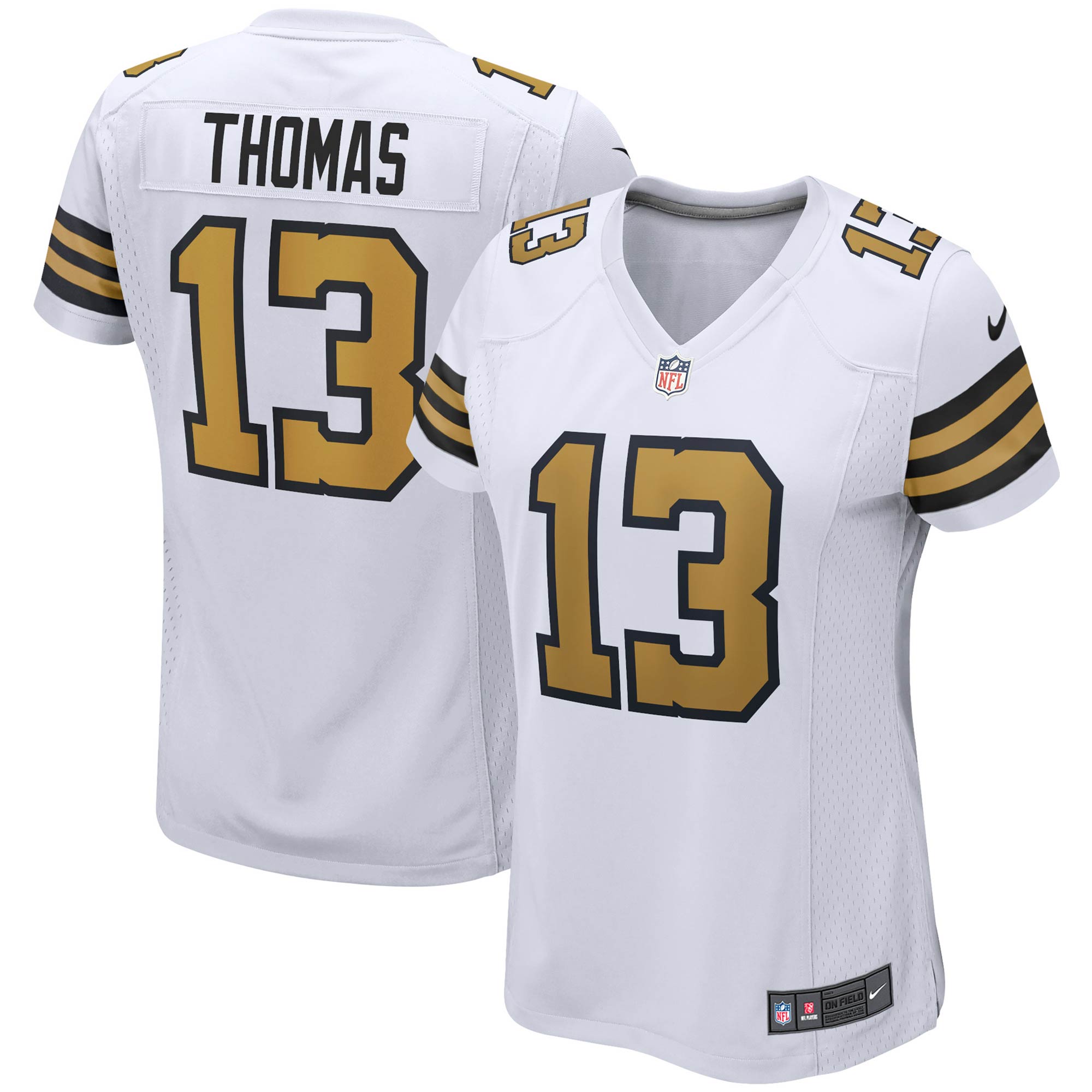 Women's New Orleans Saints Michael Thomas White Alternate Game Jersey JS3631 Saliibo
