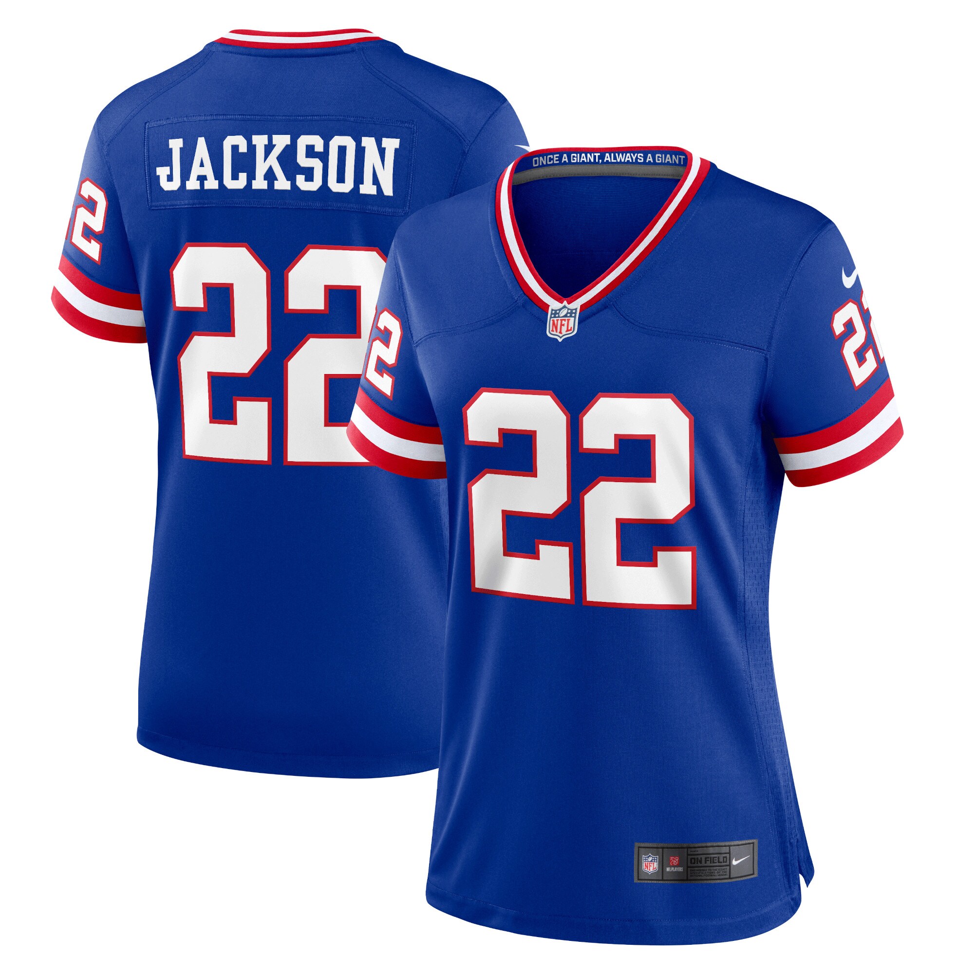Women's New York Giants Adoree' Jackson Royal Classic Player Game Jersey JS7135 Saliibo