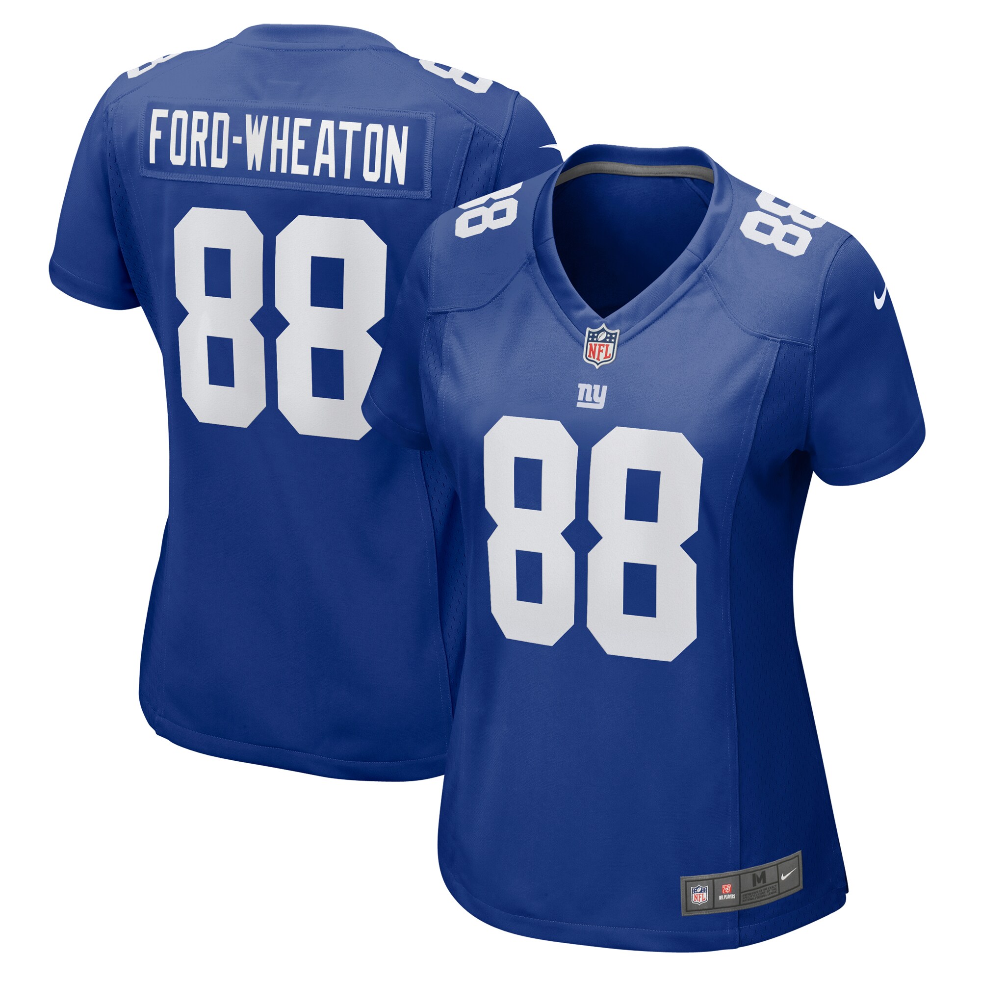 Women's New York Giants Bryce Ford-Wheaton Royal Game Jersey JS3832 Saliibo