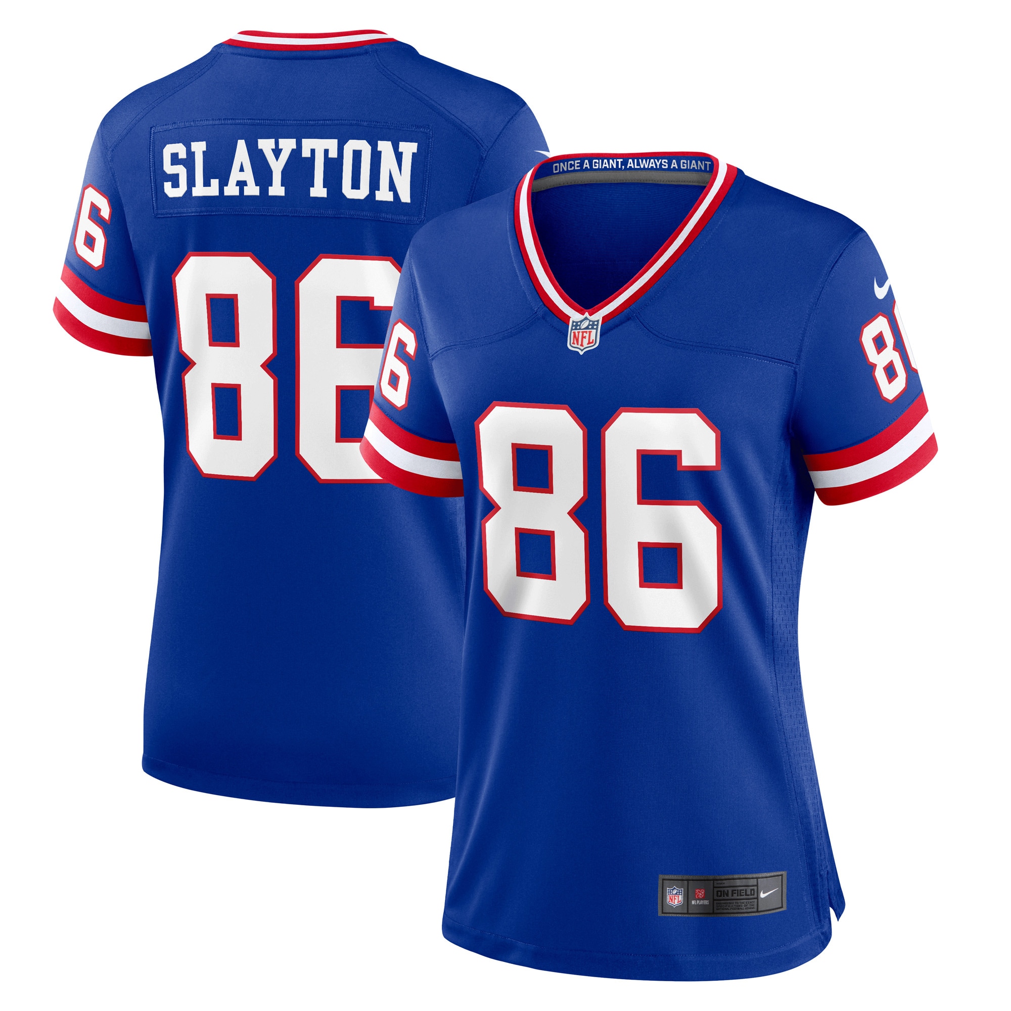Women's New York Giants Darius Slayton Royal Classic Player Game Jersey JS9998 Saliibo