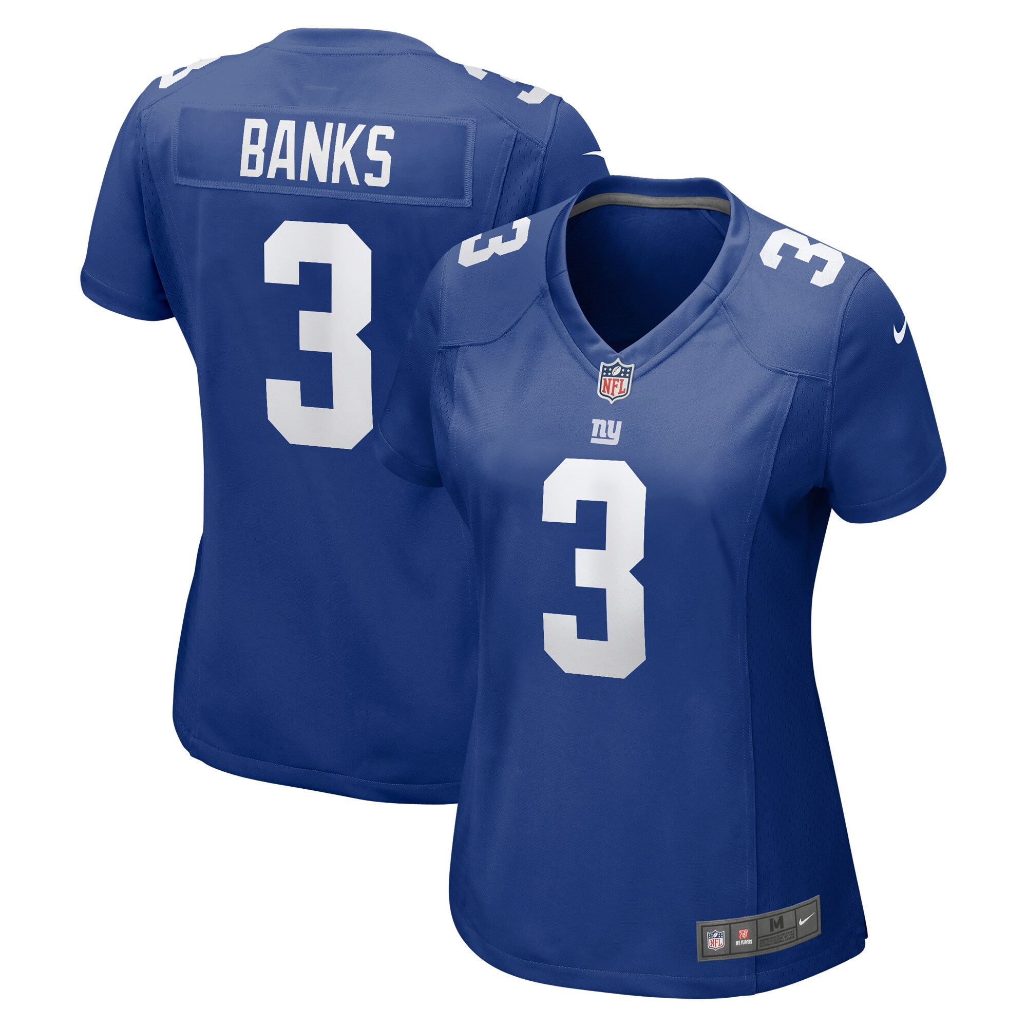 Women's New York Giants Deonte Banks Royal Game Jersey JS3468 Saliibo
