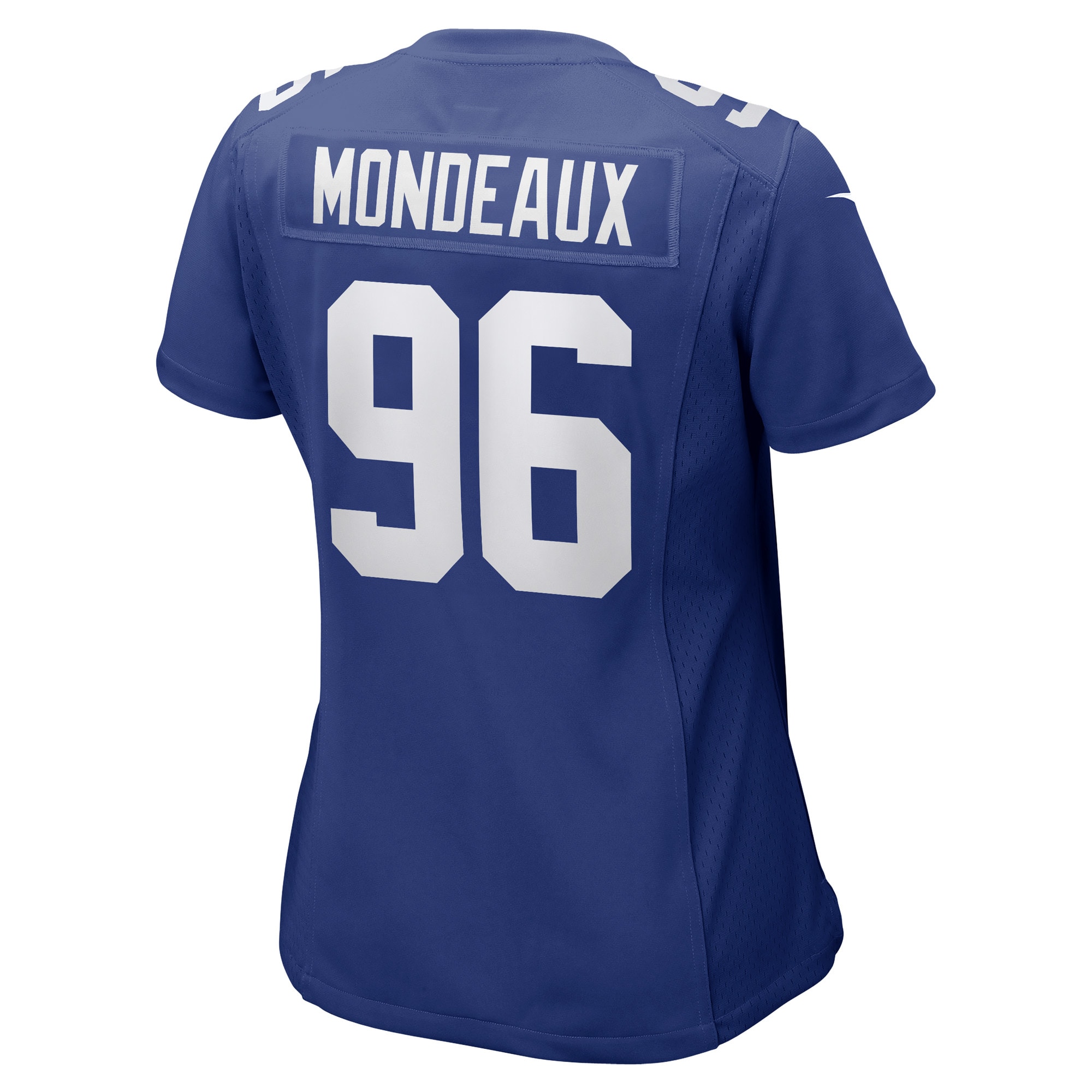 Women's New York Giants Henry Mondeaux Royal Game Player Jersey JS9062 Saliibo - Image 3