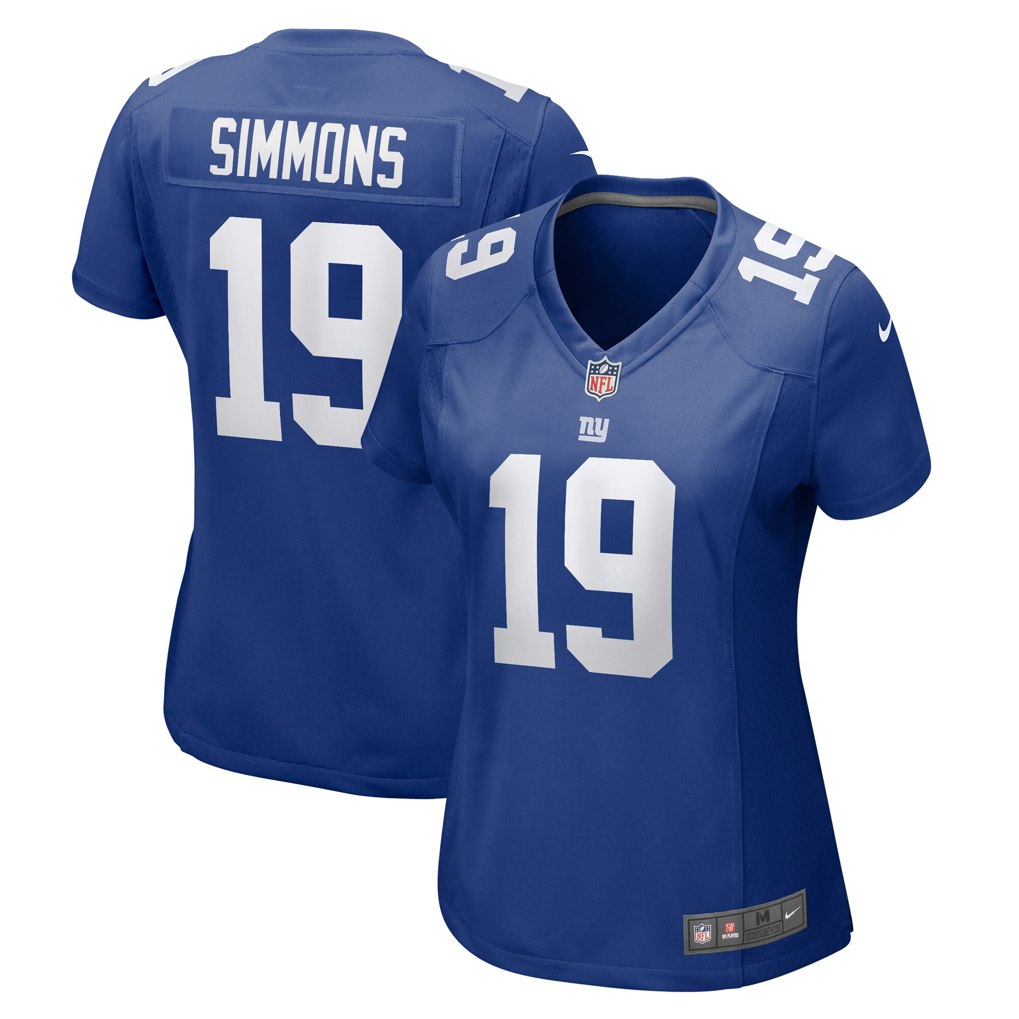 Women's New York Giants Isaiah Simmons Royal Team Game Jersey JS8272 Saliibo