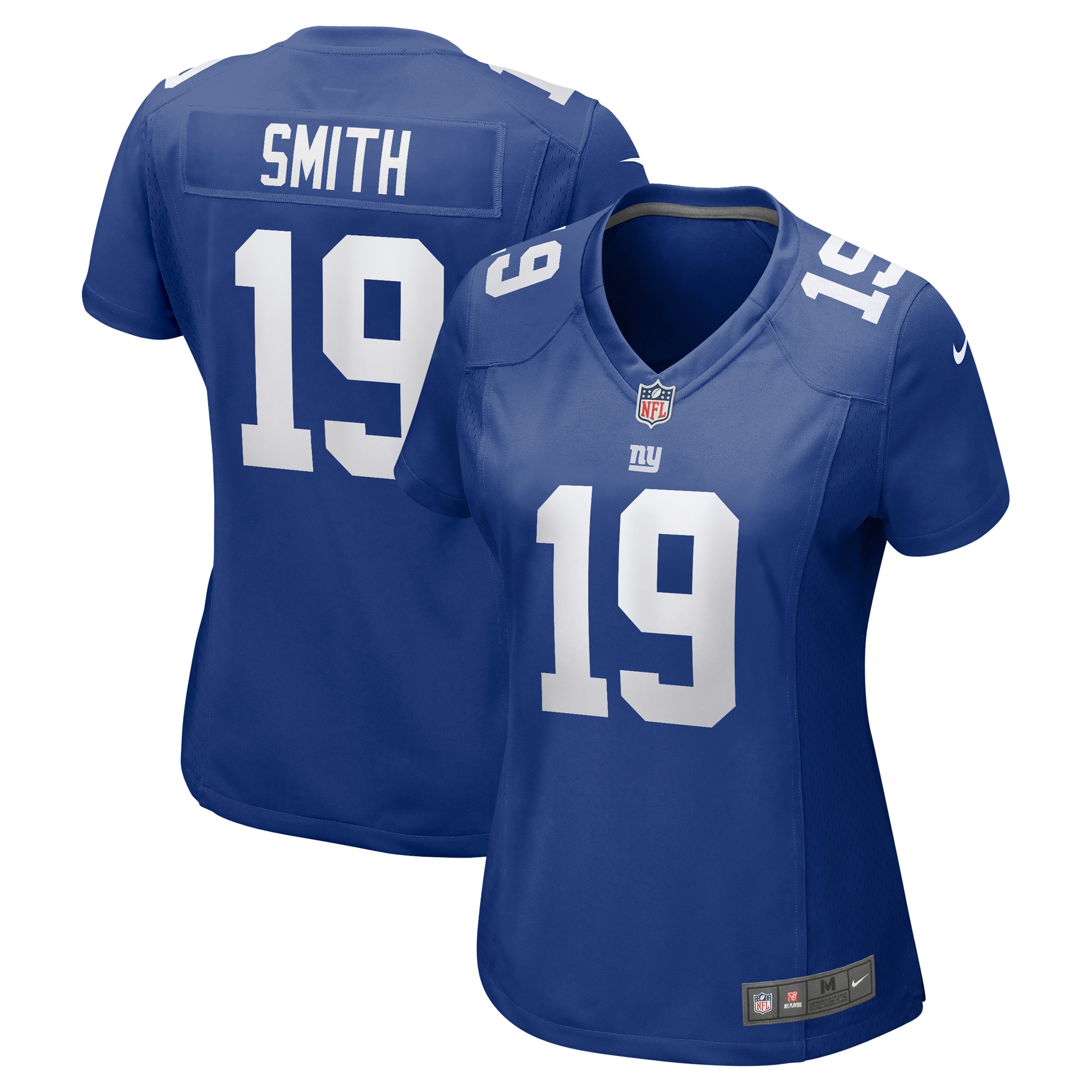 Women's New York Giants Jeff Smith Royal Women's All Player Jersey JS5865 Saliibo