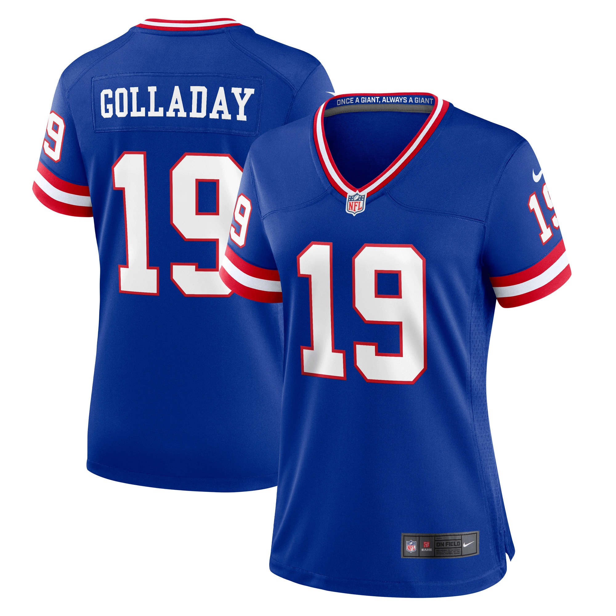 Women's New York Giants Kenny Golladay Royal Player Jersey JS9262 Saliibo