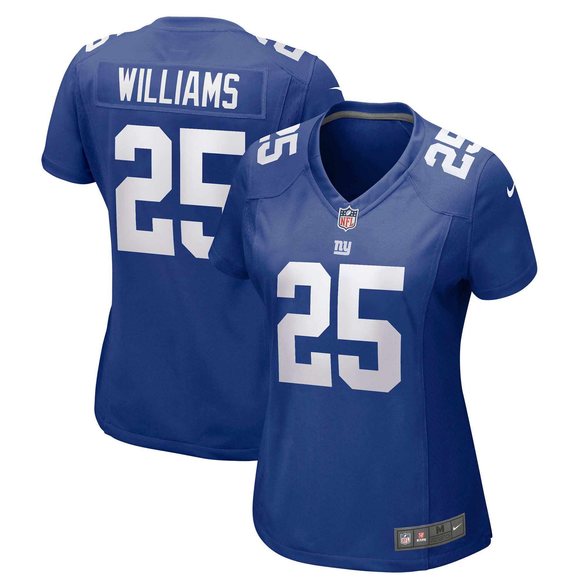 Women's New York Giants Rodarius Williams Royal Game Player Jersey JS3335 Saliibo