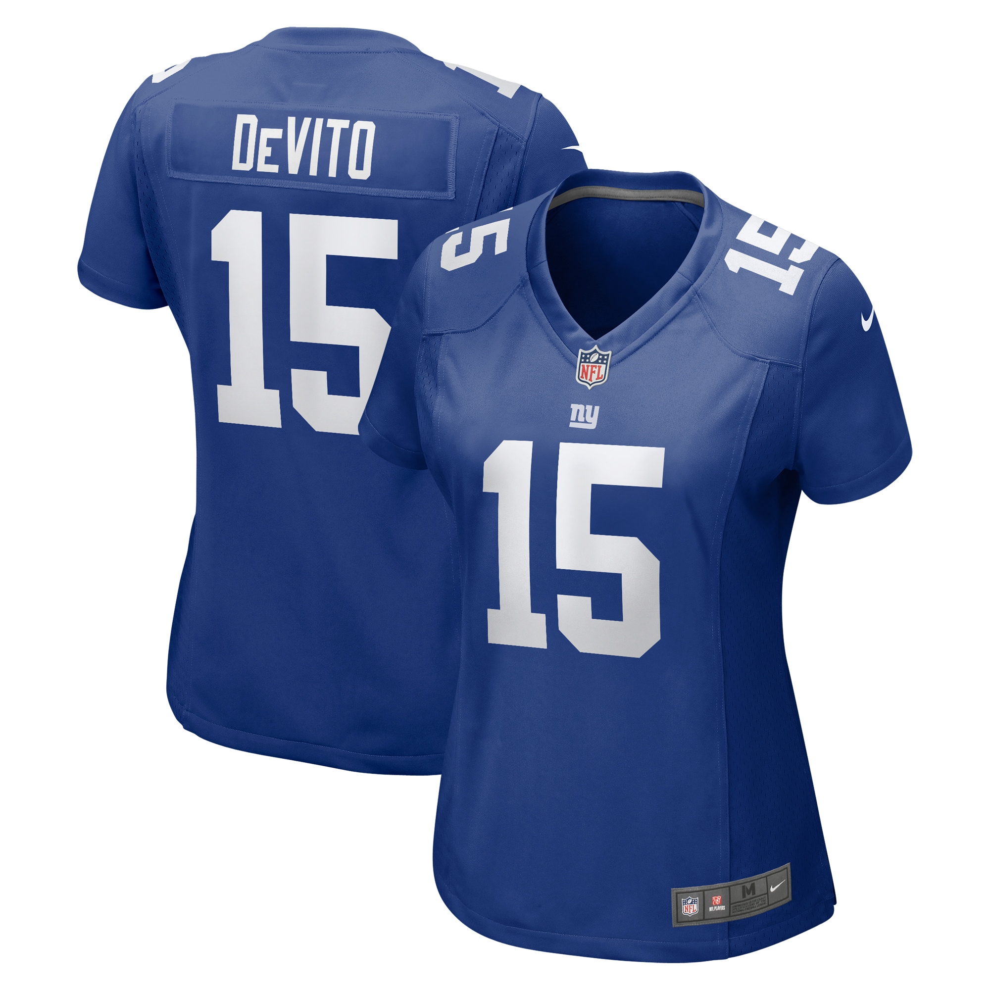 Women's New York Giants Tommy DeVito Royal Player Game Jersey JS5589 Saliibo
