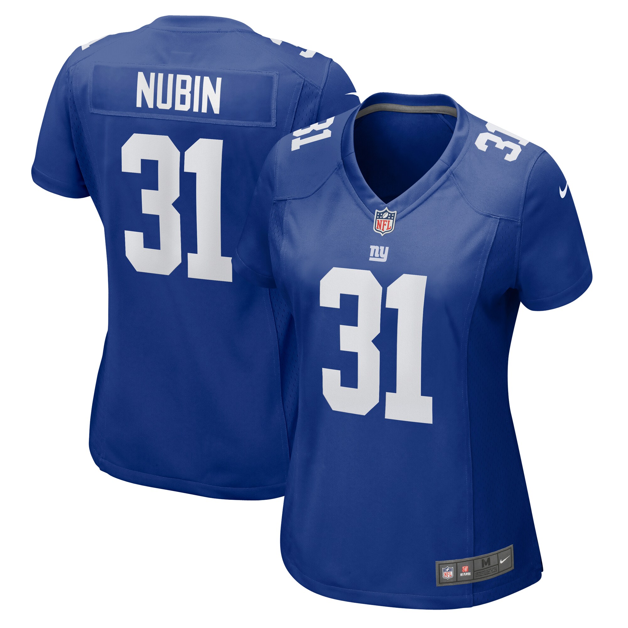 Women's New York Giants Tyler Nubin Royal Game Jersey JS8709 Saliibo