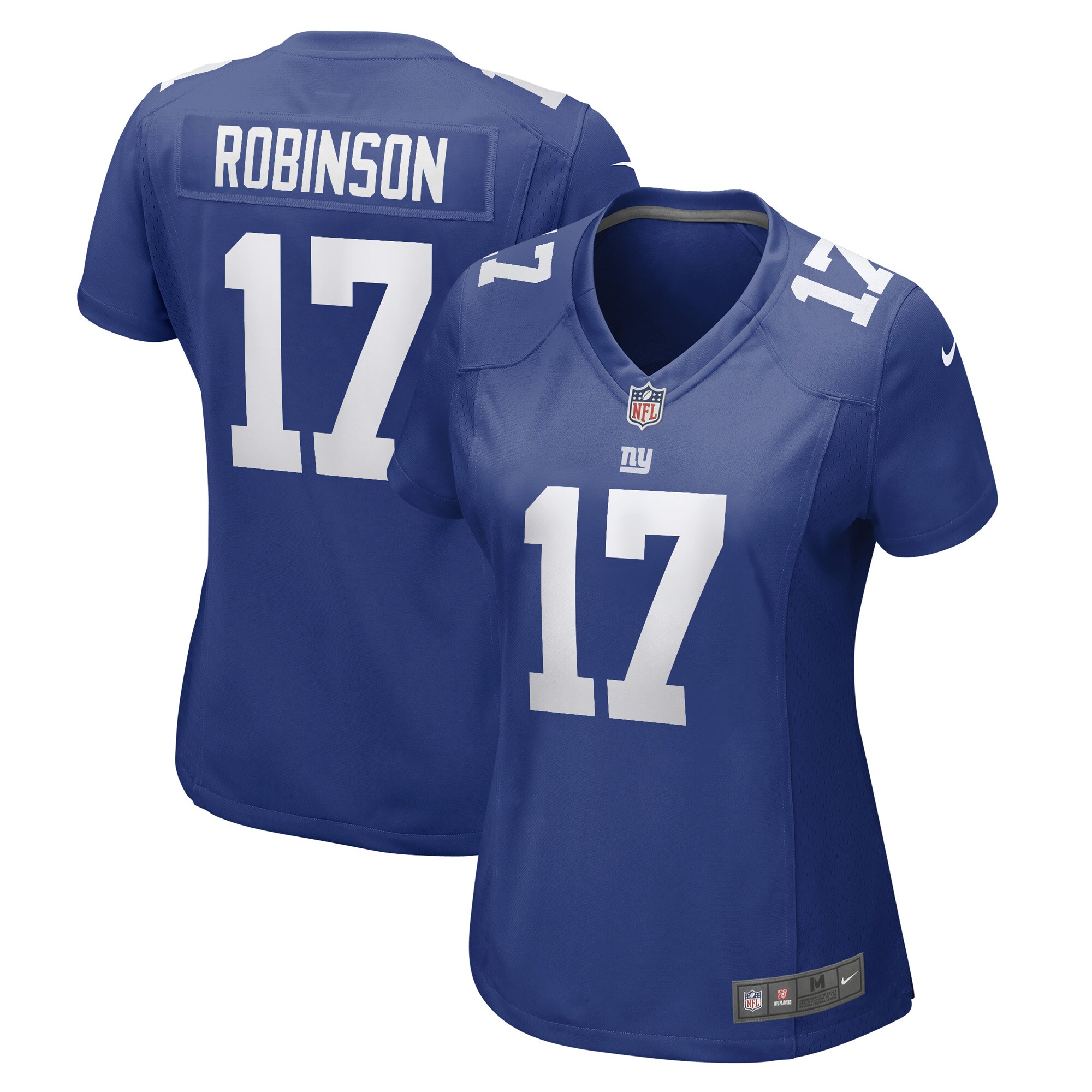 Women's New York Giants Wan'Dale Robinson Royal Game Player Jersey JS3147 Saliibo