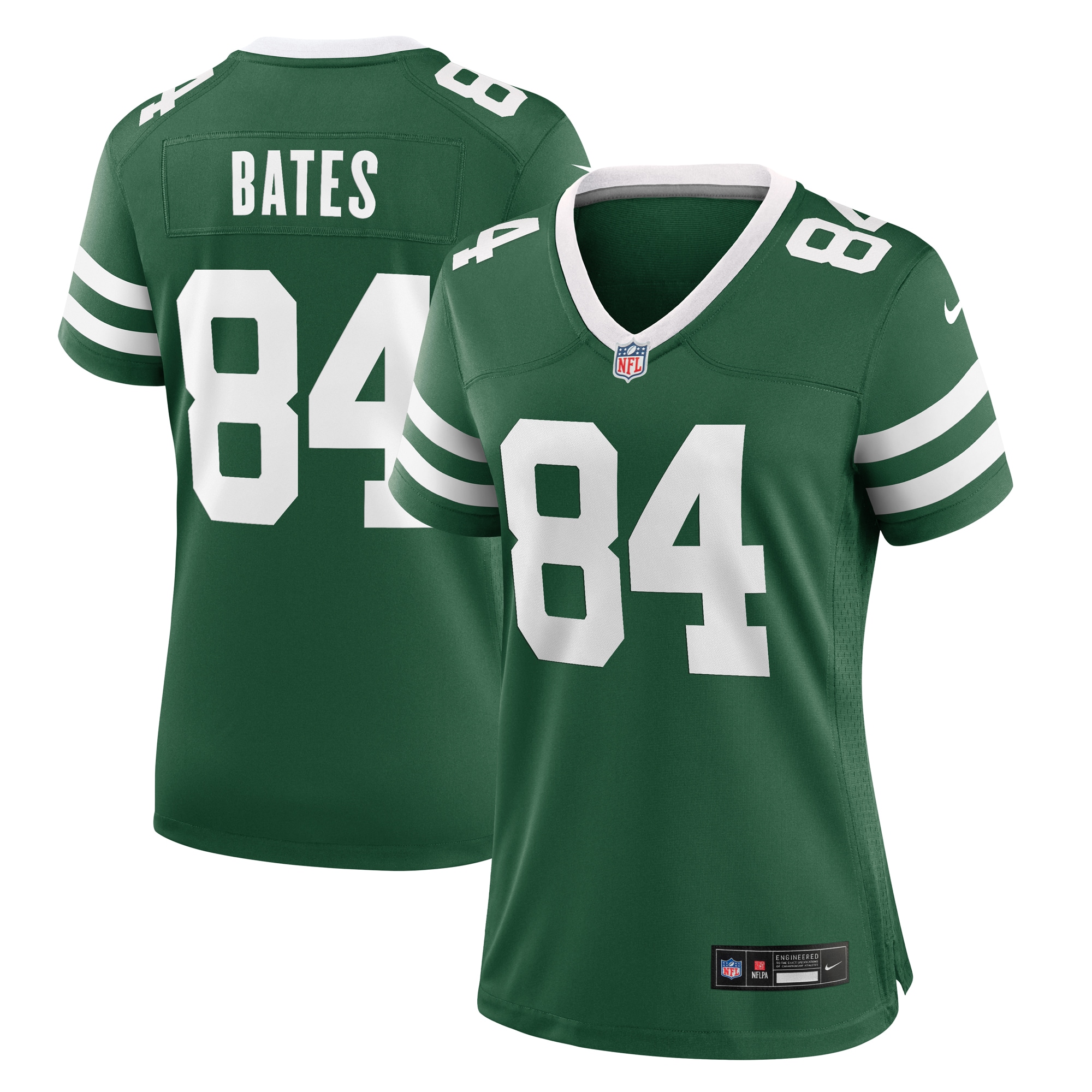 Women's New York Jets Brenden Bates Legacy Green Team Game Jersey JS6347 Saliibo