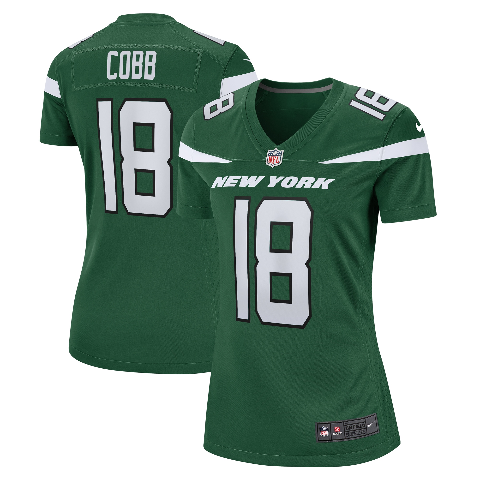 Women's New York Jets Randall Cobb Gotham Green Game Jersey JS9257 Saliibo
