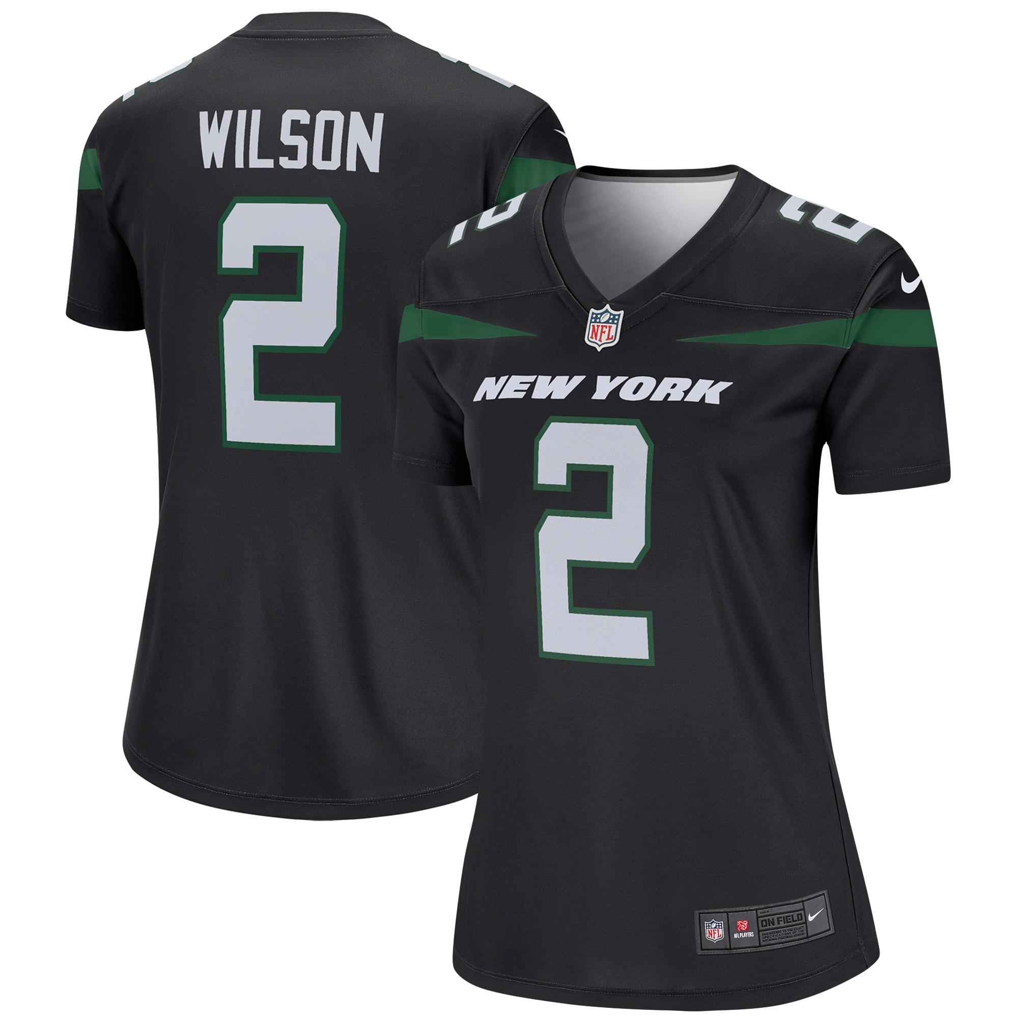 Women's New York Jets Zach Wilson Black Alternate Legend Player Performance Top JS3243 Saliibo