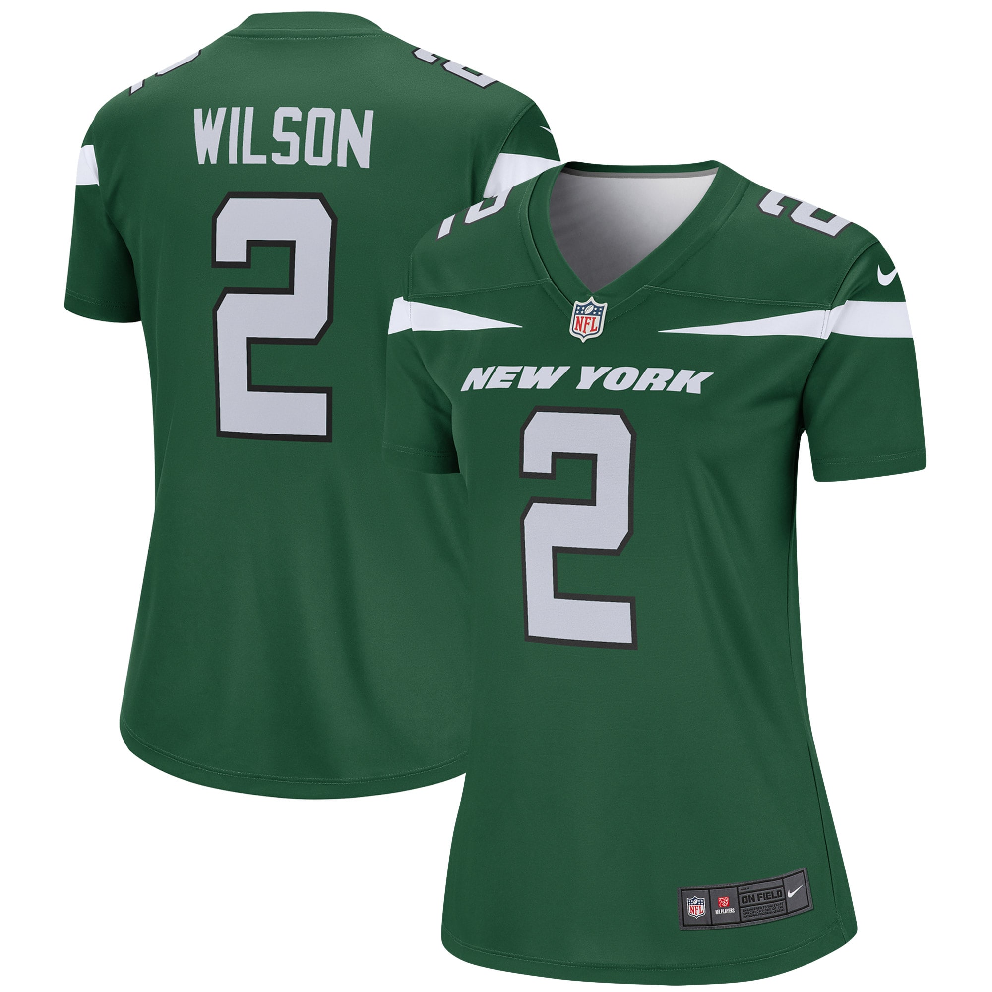 Women's New York Jets Zach Wilson Green Team Legend Player Performance Top JS1308 Saliibo